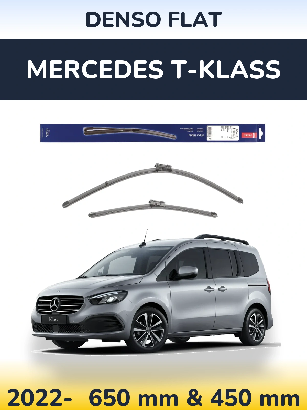 Ștergătoare Denso Flat pentru Mercedes T-Klass