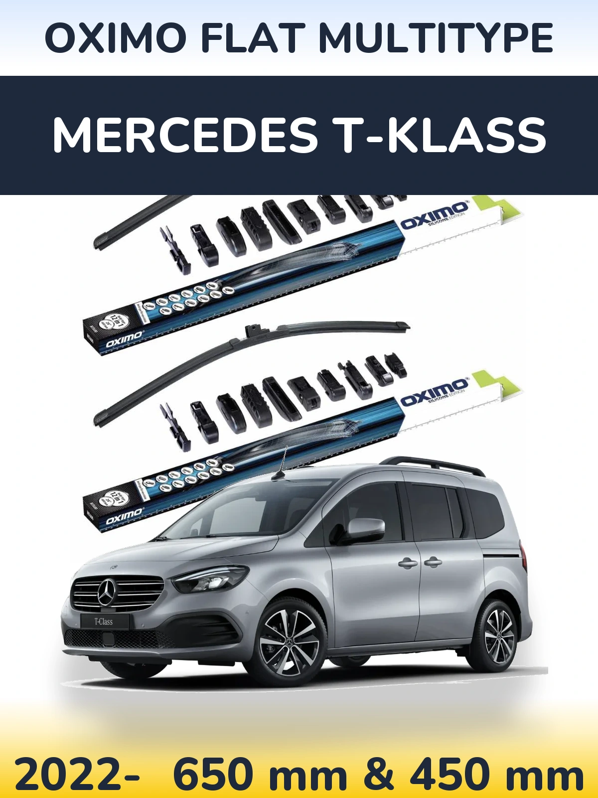 Ștergătoare Oximo Flat MultiTipe pentru Mercedes T-Klass