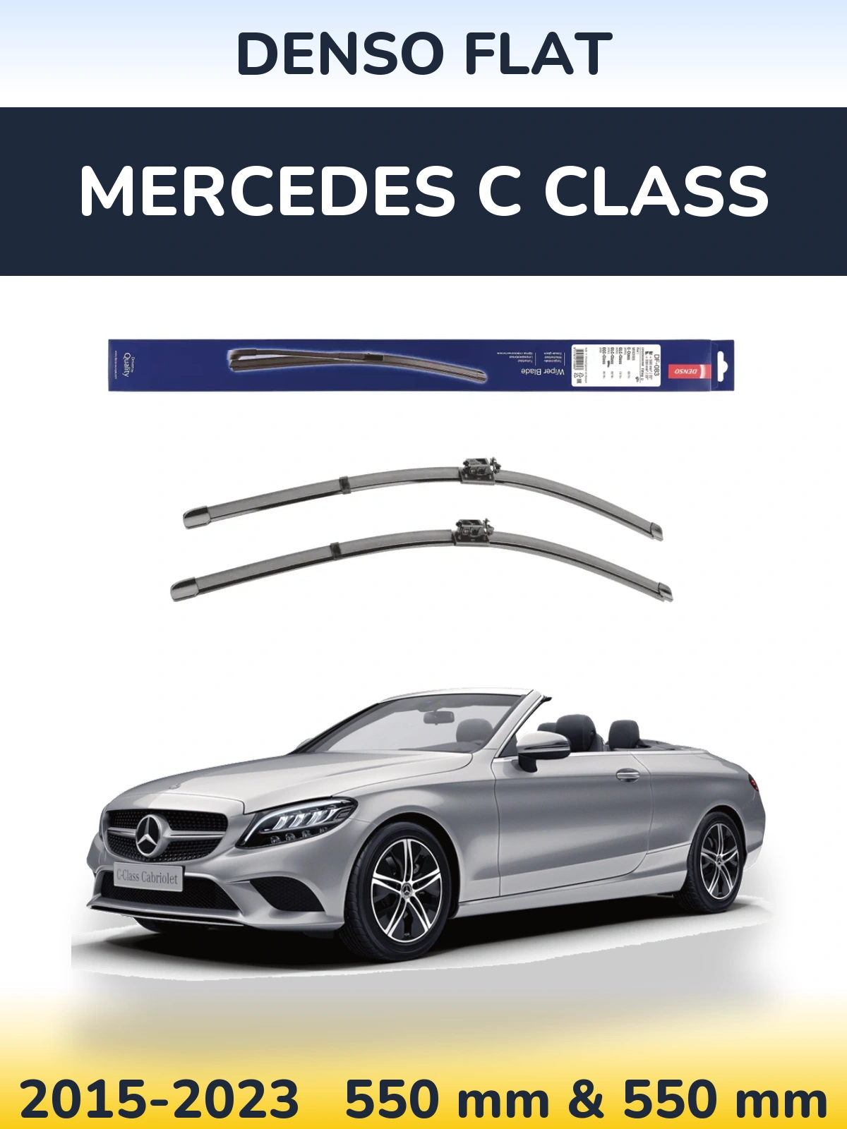 Ștergătoare Denso Flat pentru Mercedes C Class