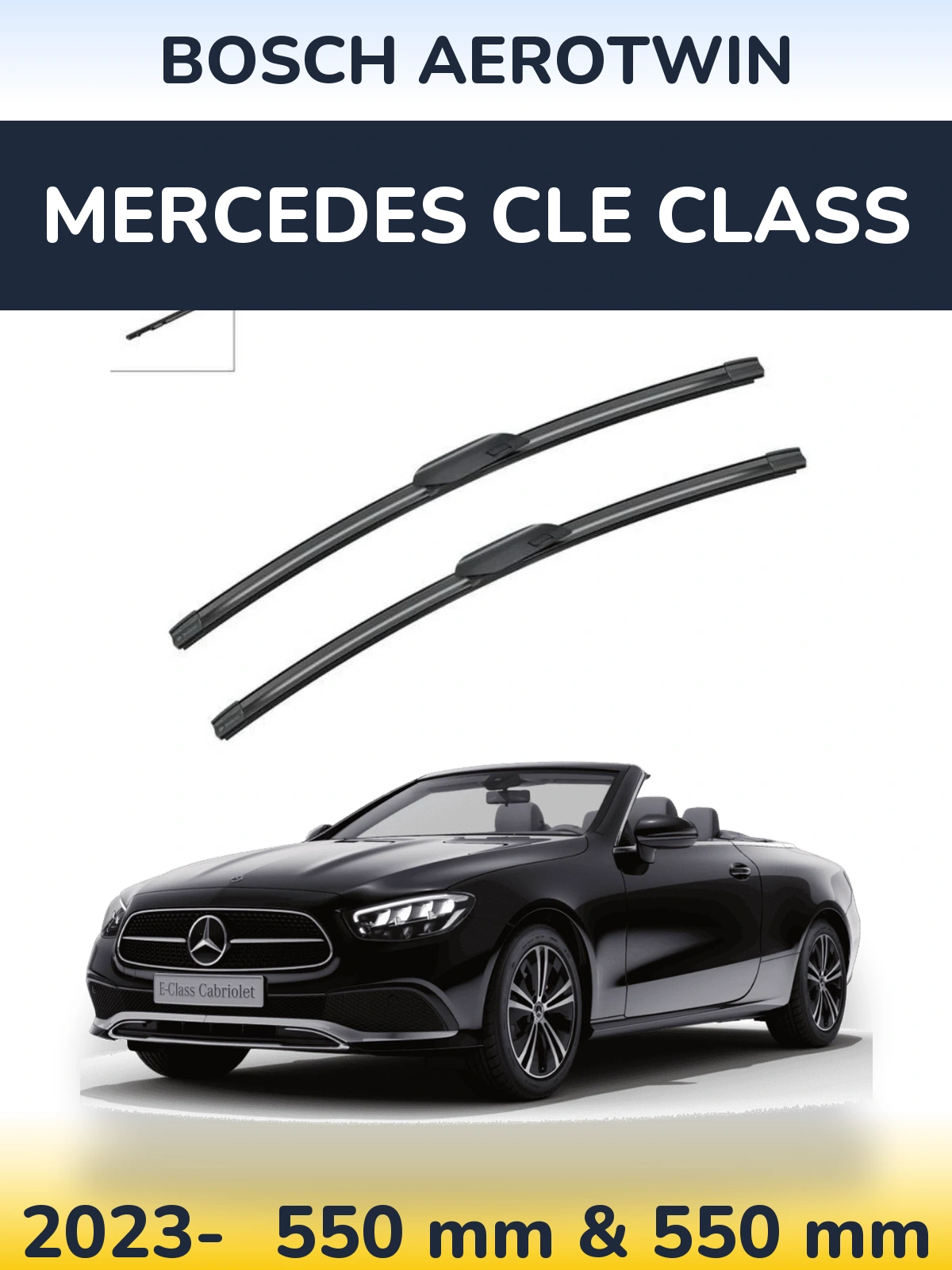 Ștergătoare BOSCH AeroTwin pentru Mercedes CLE Class