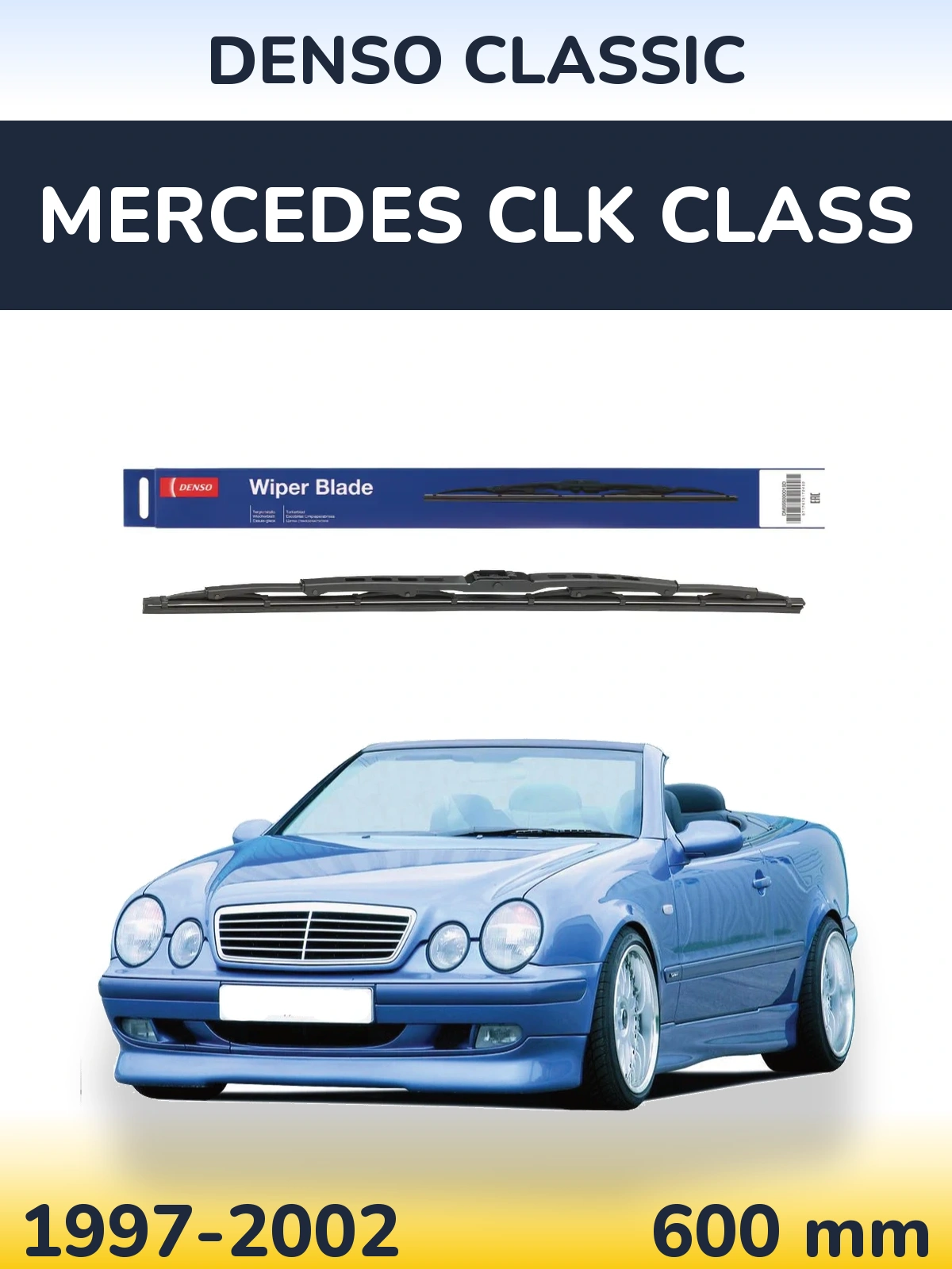 Ștergătoare Denso Classic pentru Mercedes CLK Class