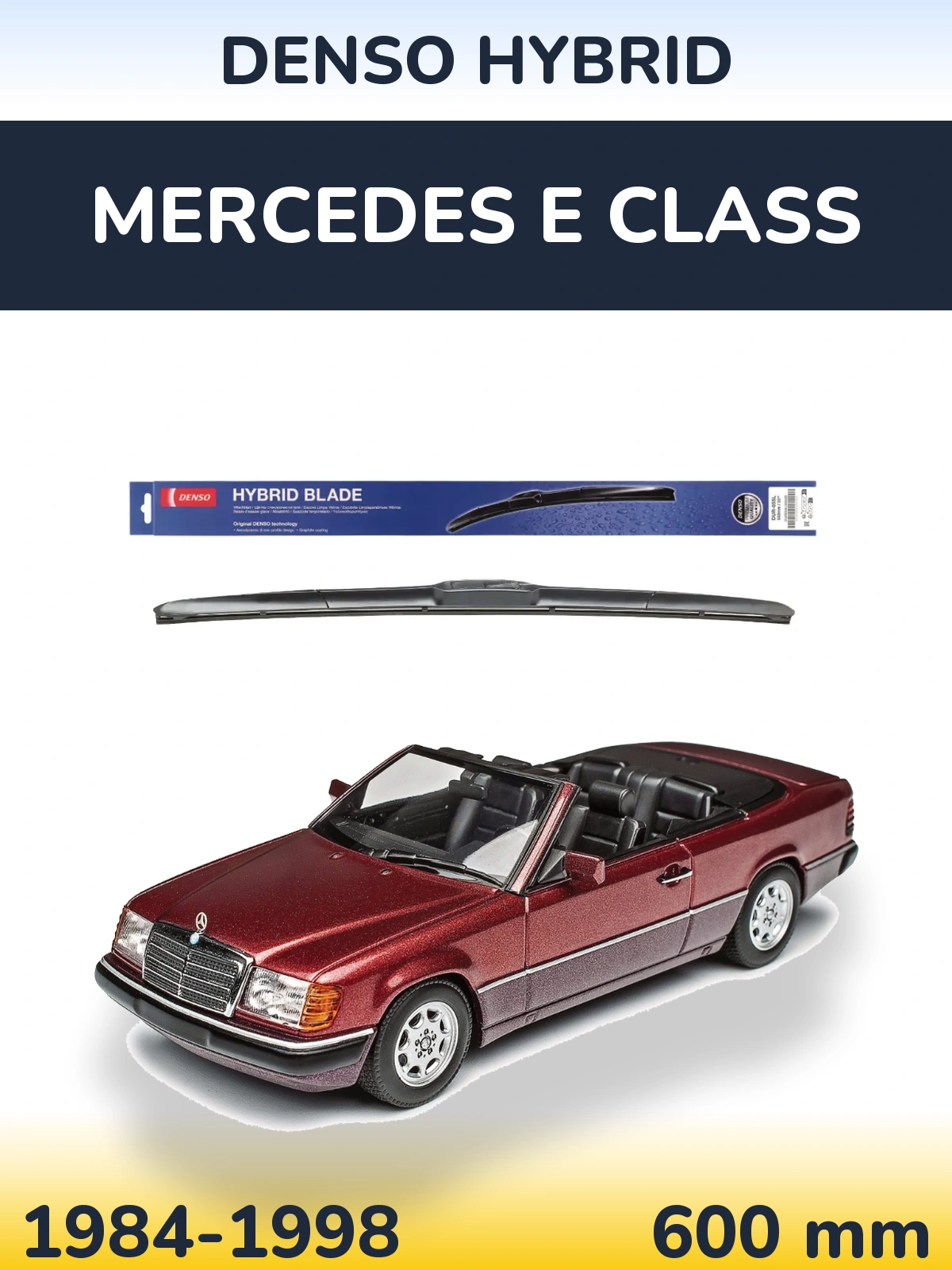 Ștergătoare Denso Hybrid pentru Mercedes E Class