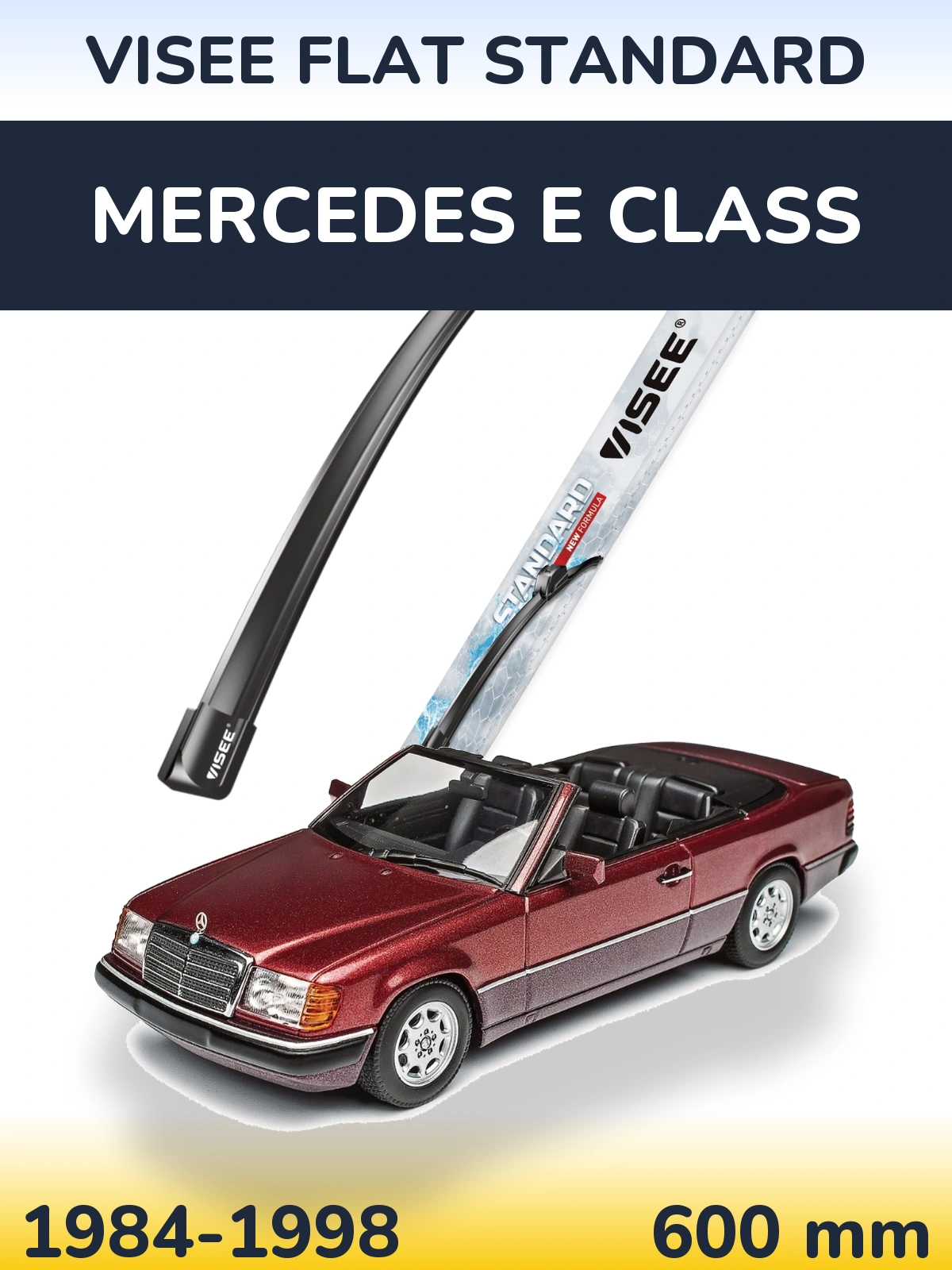 Ștergătoare VISEE FLAT STANDARD pentru Mercedes E Class