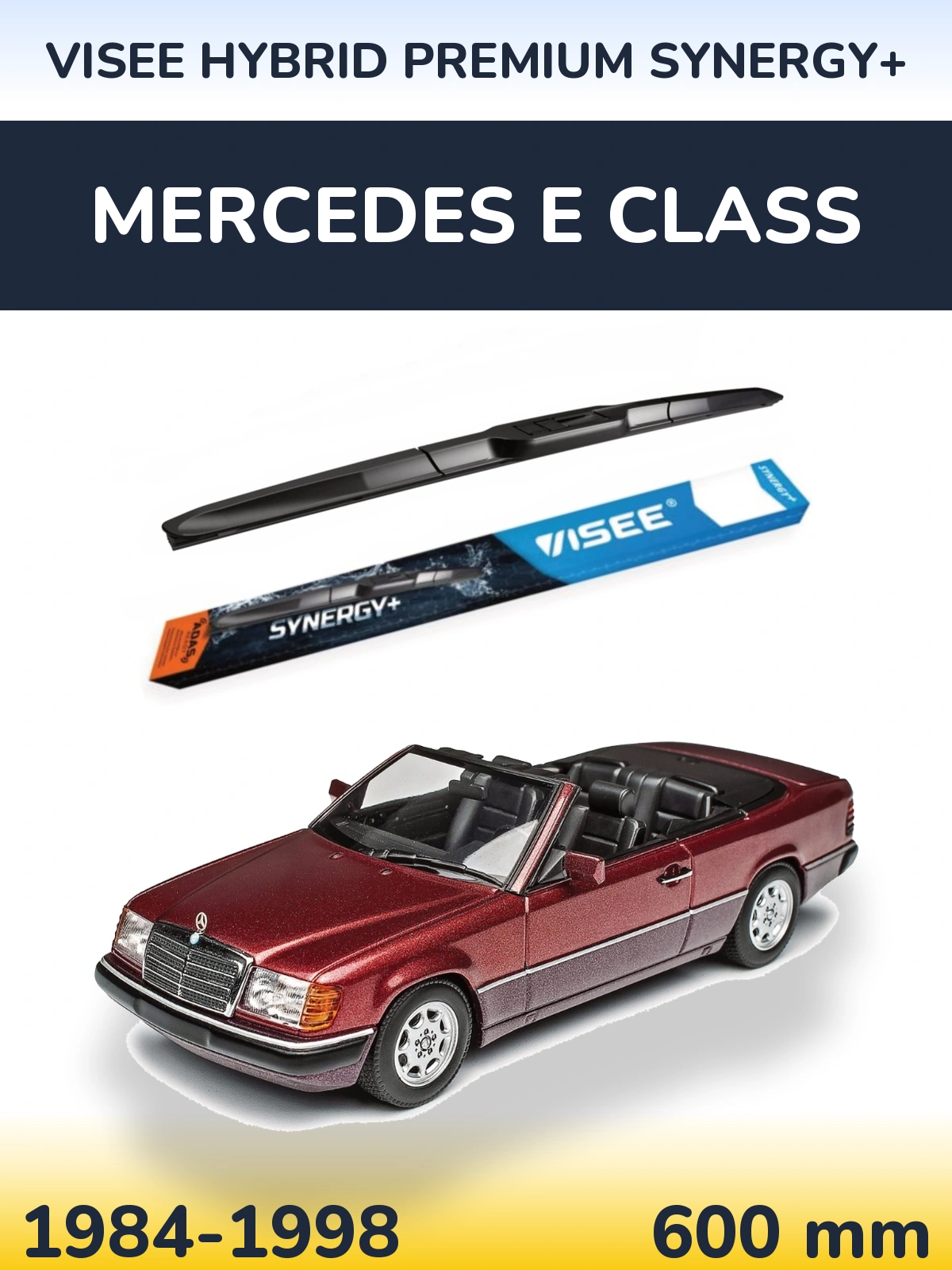 Ștergătoare VISEE HYBRID PREMIUM SYNERGY+ pentru Mercedes E Class