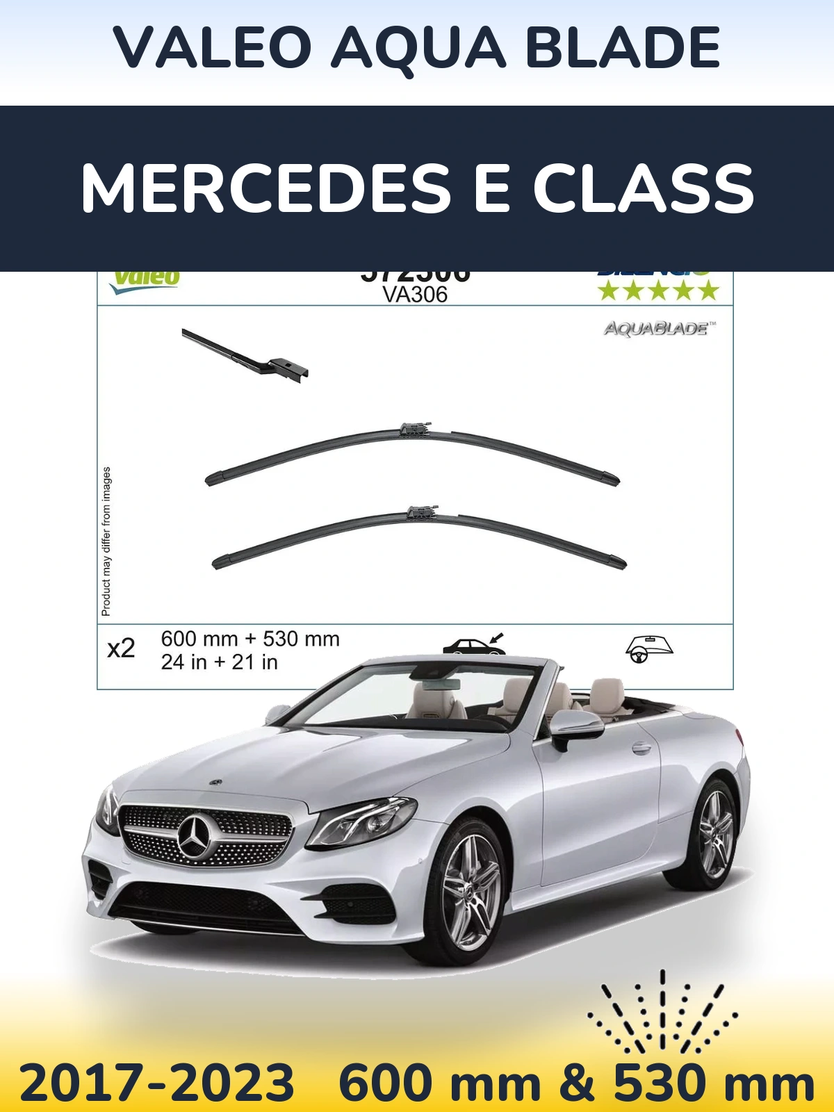 Ștergătoare Valeo Aqua Blade pentru Mercedes E Class