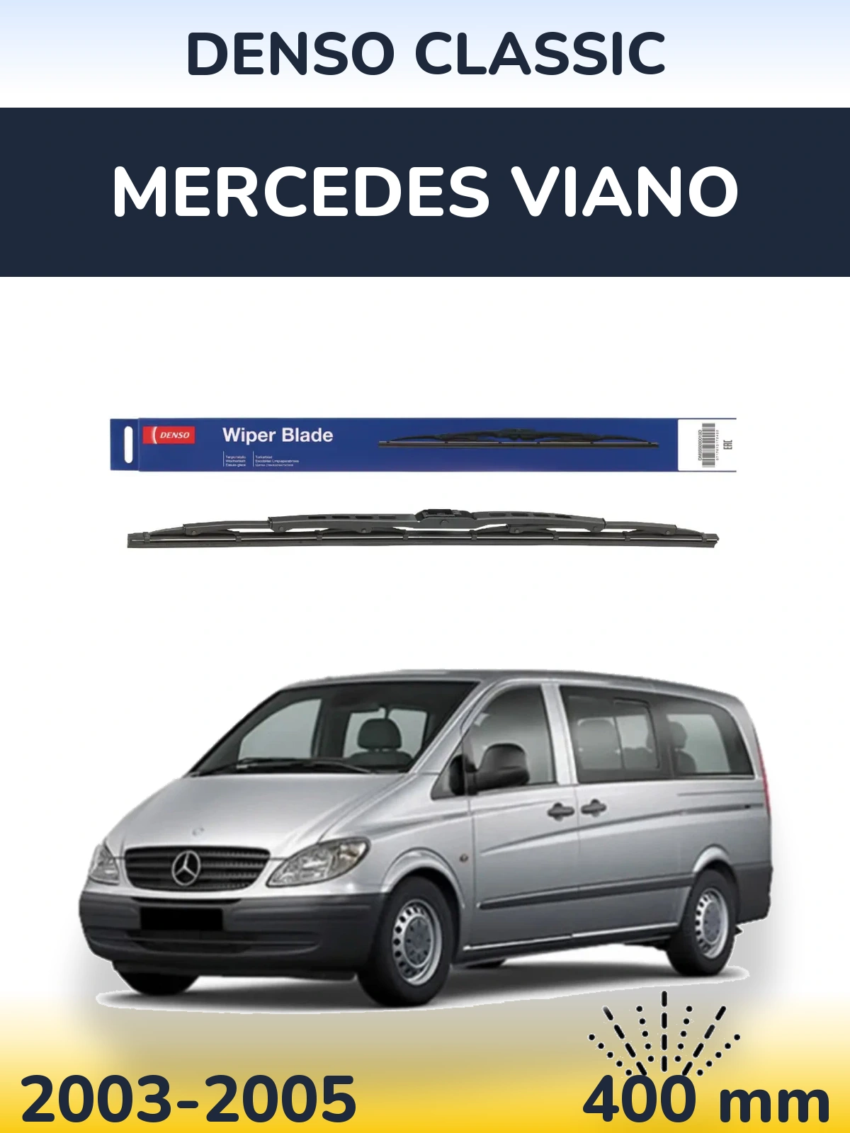 Ștergătoare Denso Classic pentru Mercedes Viano