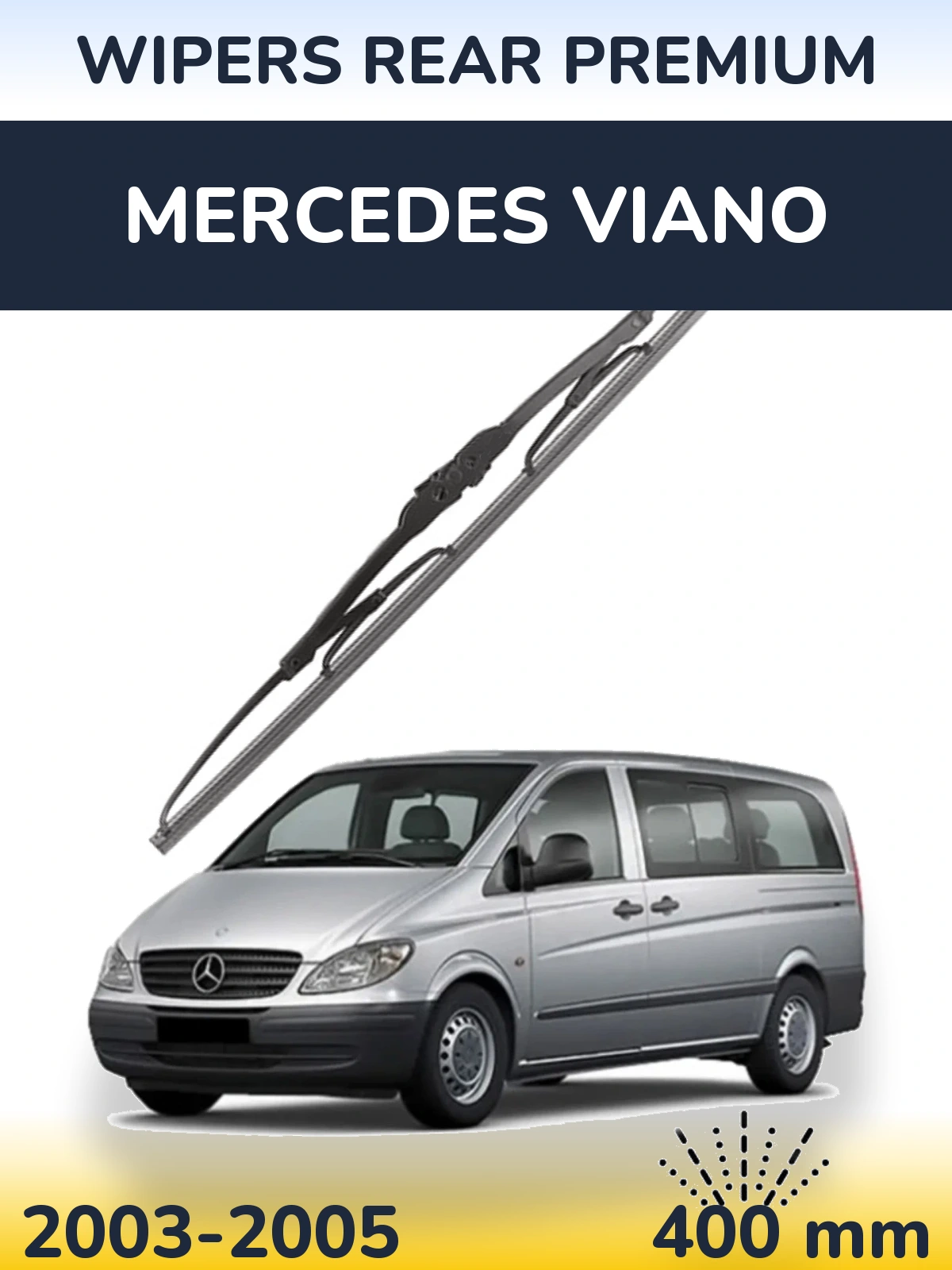 Ștergătoare WIPERS REAR PREMIUM pentru Mercedes Viano