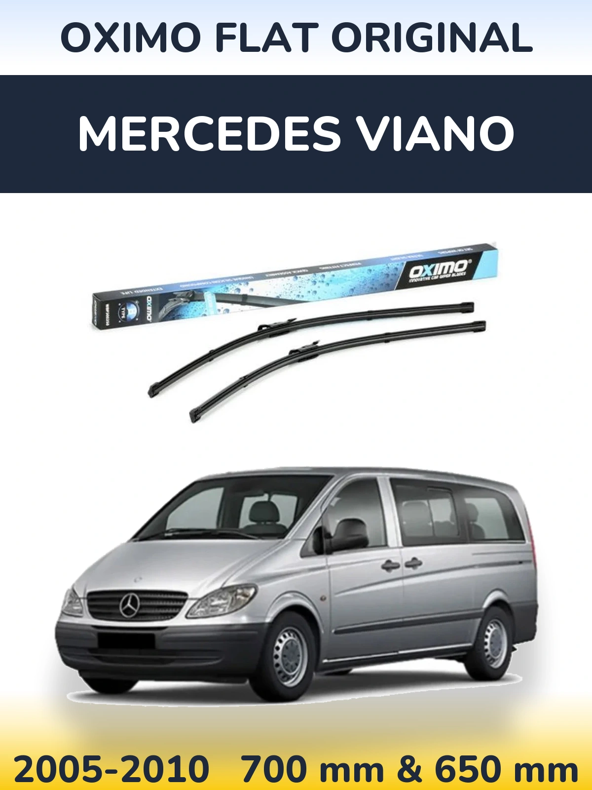 Ștergătoare Oximo Flat Original pentru Mercedes Viano