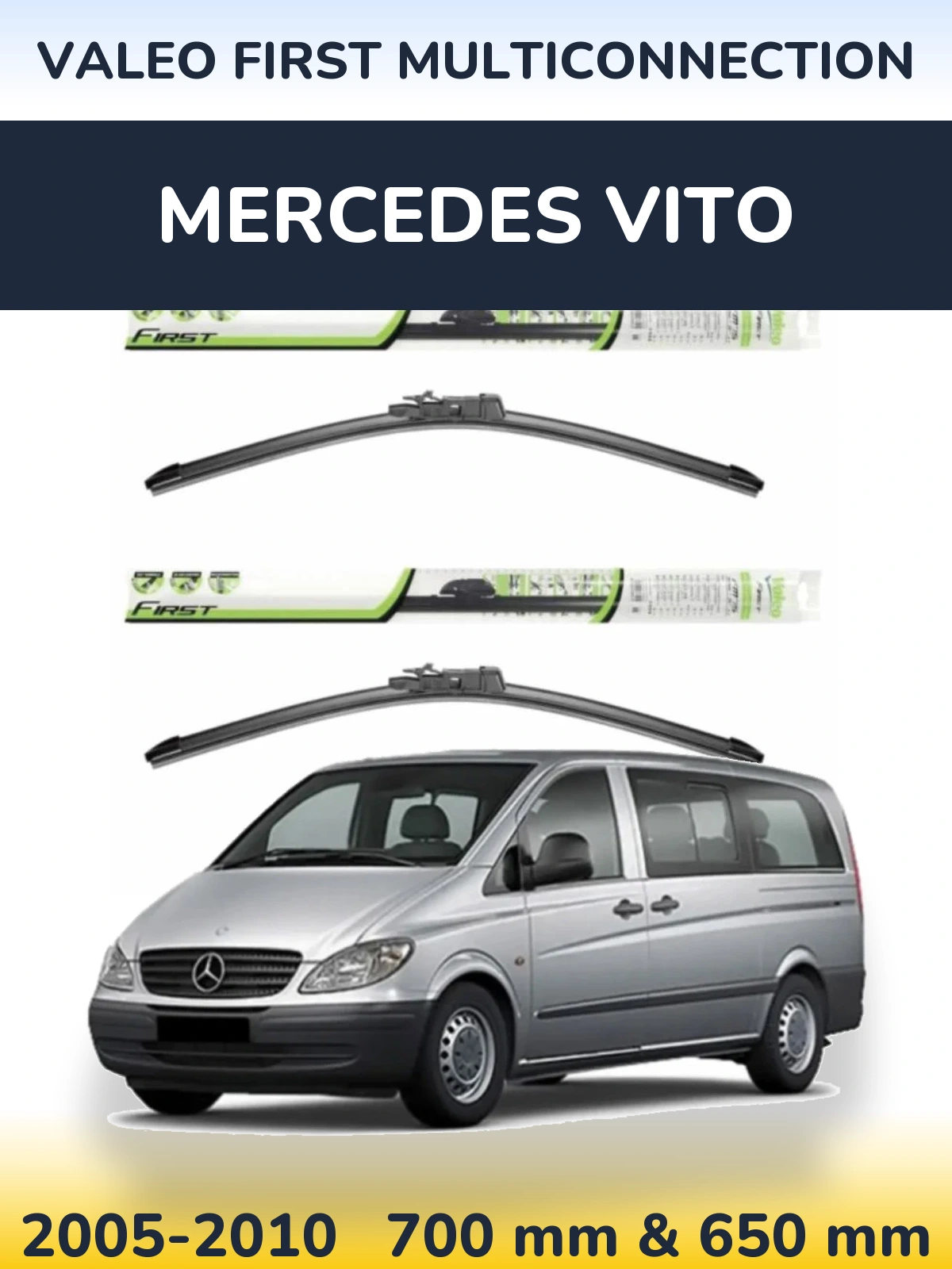 Ștergătoare Valeo First MultiConnection pentru Mercedes Vito