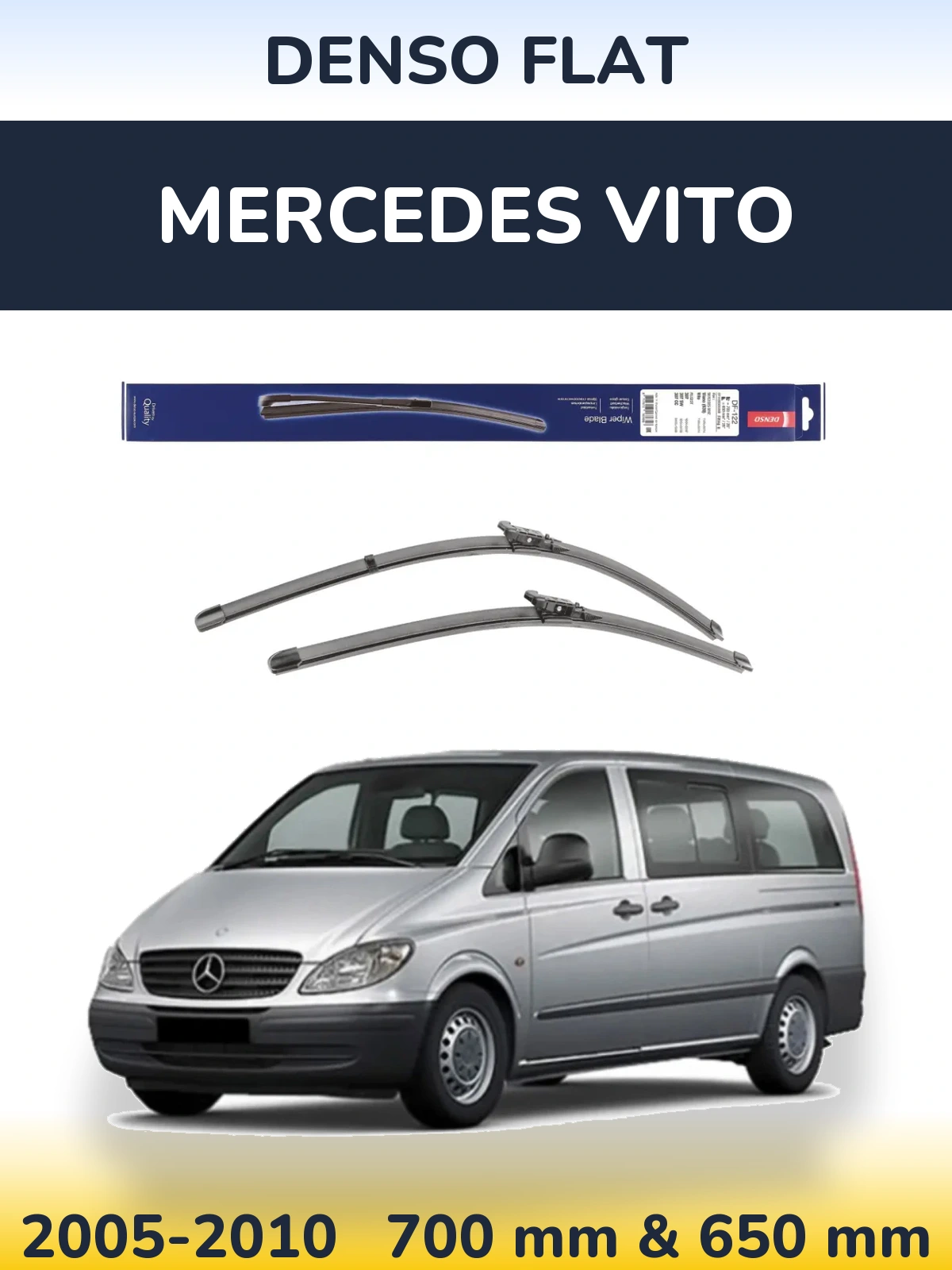 Ștergătoare Denso Flat pentru Mercedes Vito