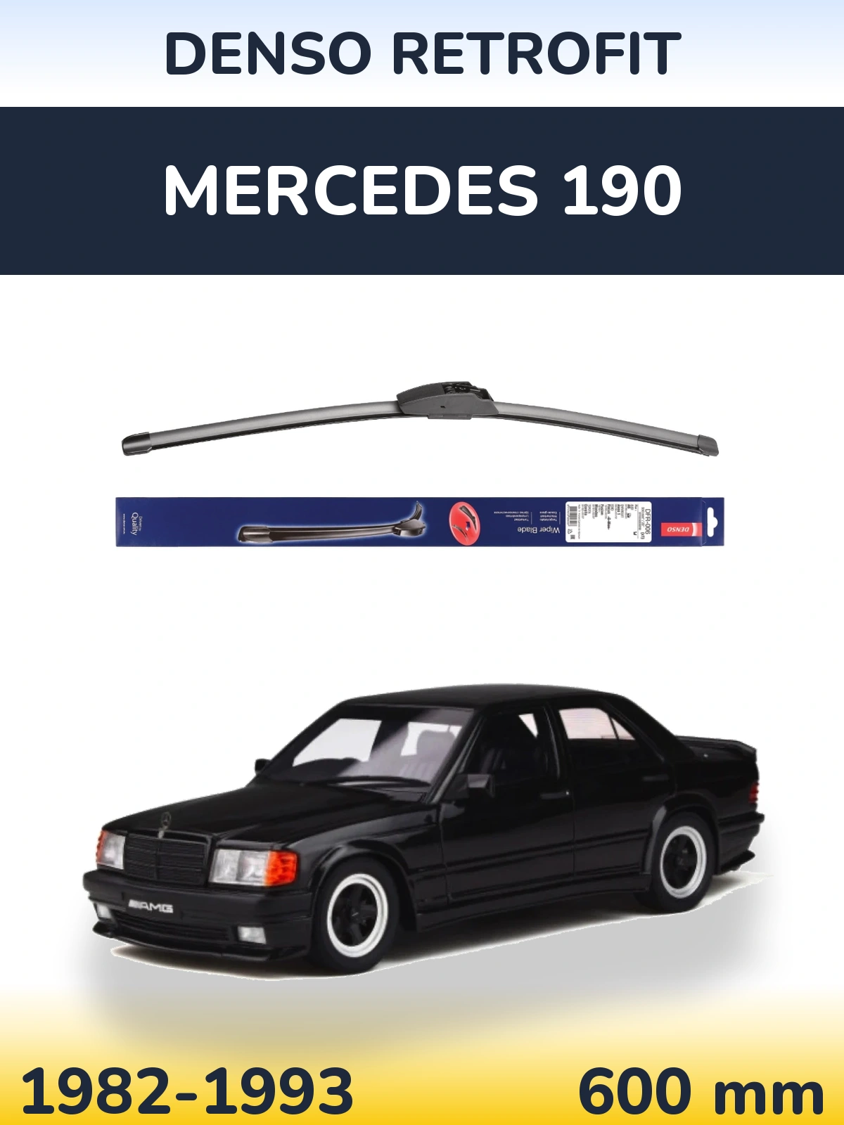 Ștergătoare Denso Retrofit pentru Mercedes 190