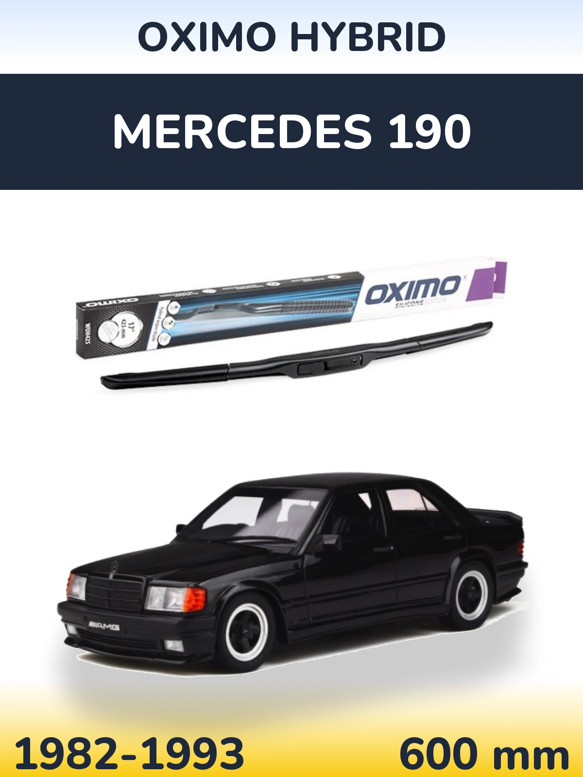 Ștergătoare Oximo Hybrid pentru Mercedes 190