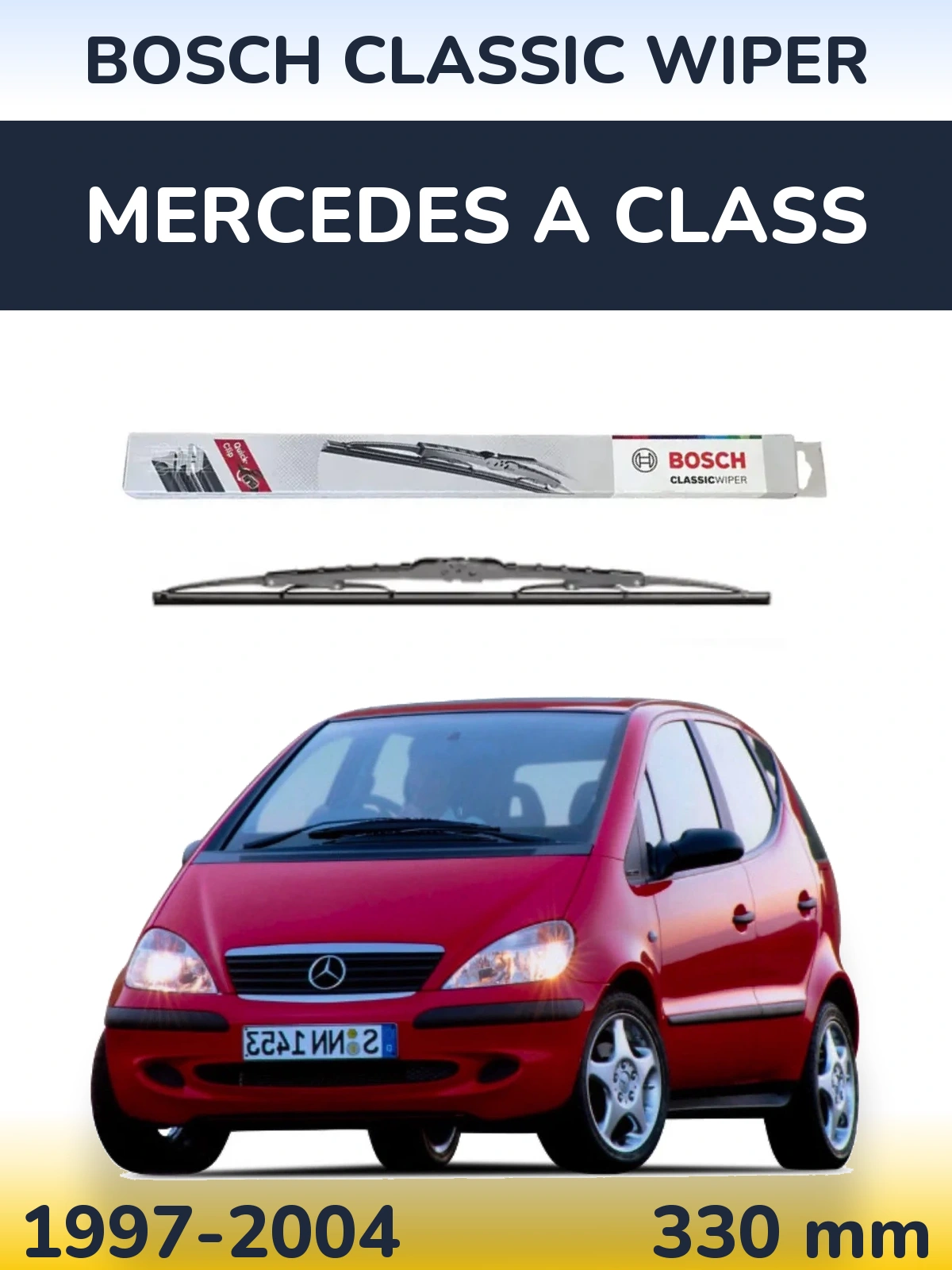 Ștergătoare BOSCH Classic Wiper pentru Mercedes A Class