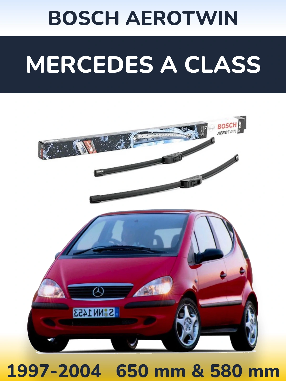 Ștergătoare BOSCH AeroTwin pentru Mercedes A Class