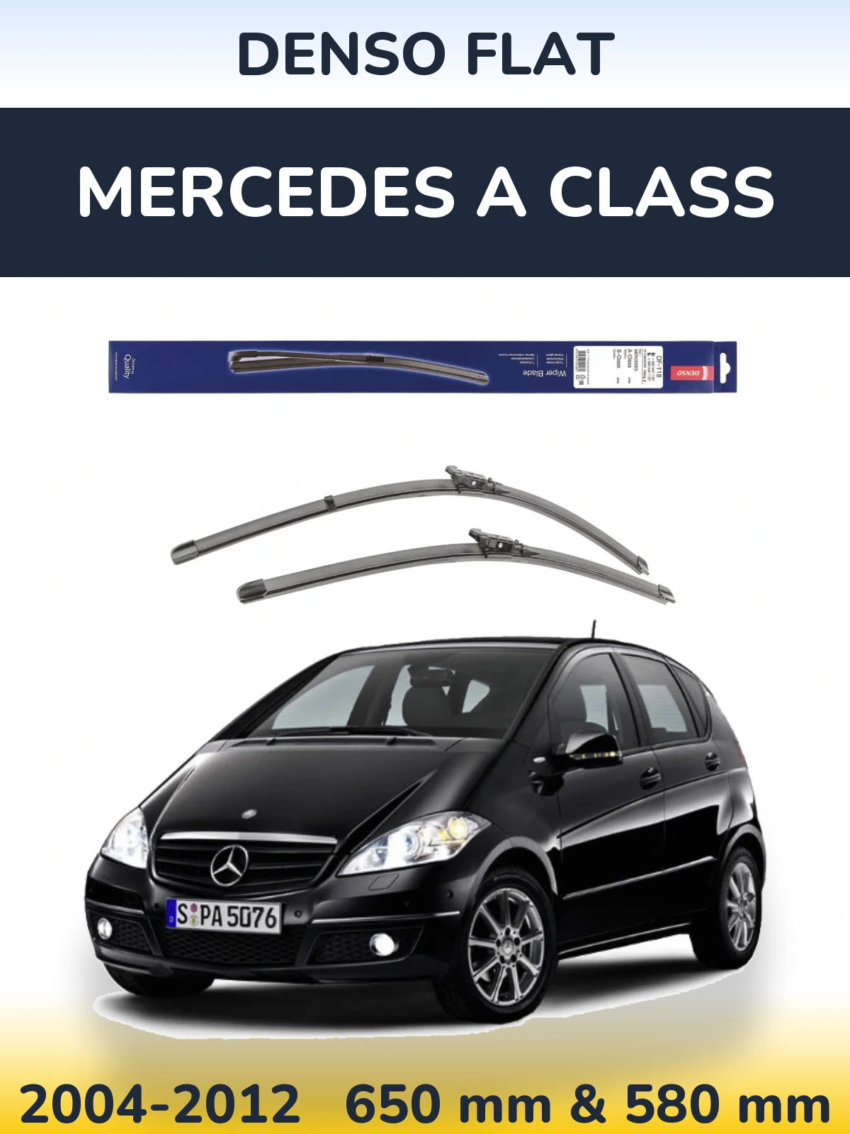 Ștergătoare Denso Flat pentru Mercedes A Class