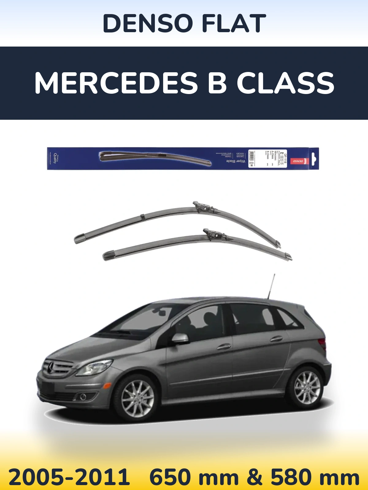 Ștergătoare Denso Flat pentru Mercedes B Class