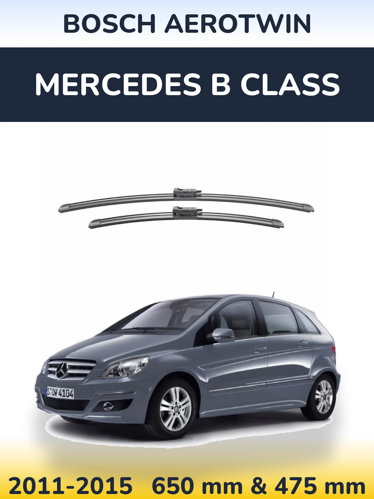 Ștergătoare BOSCH AeroTwin pentru Mercedes B Class
