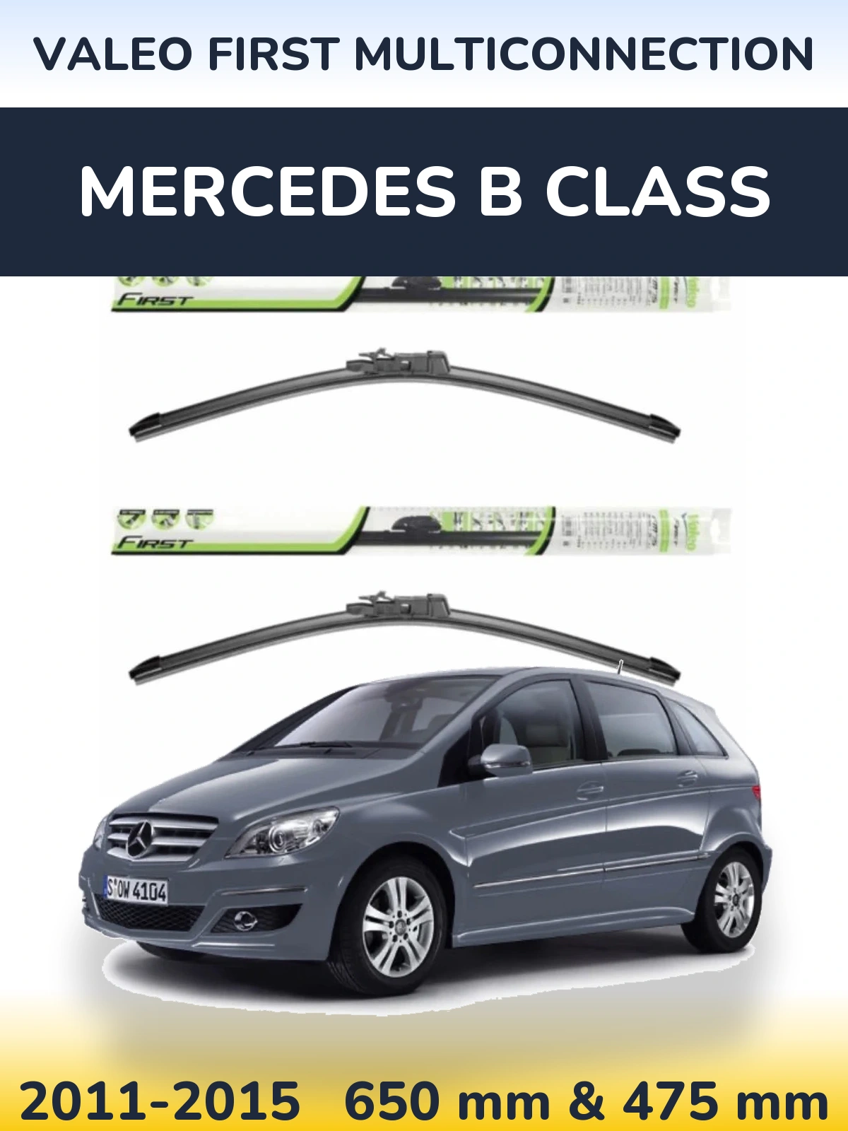 Ștergătoare Valeo First MultiConnection pentru Mercedes B Class