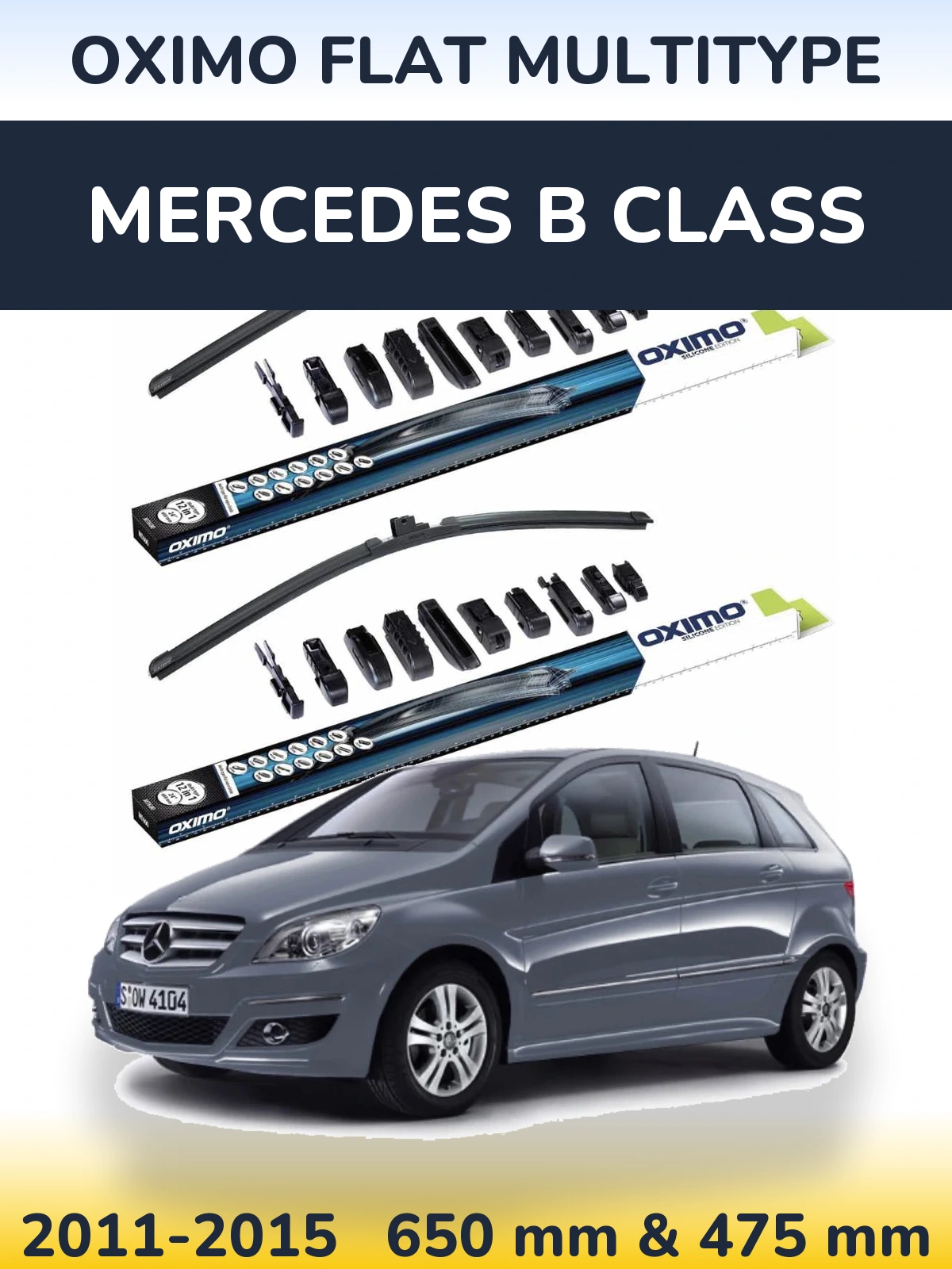 Ștergătoare Oximo Flat MultiTipe pentru Mercedes B Class