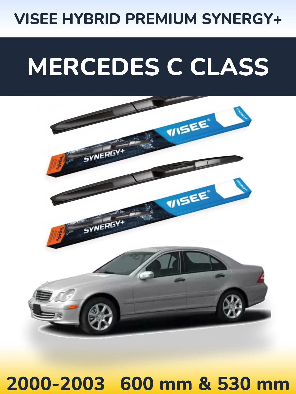 Ștergătoare VISEE HYBRID PREMIUM SYNERGY+ pentru Mercedes C Class