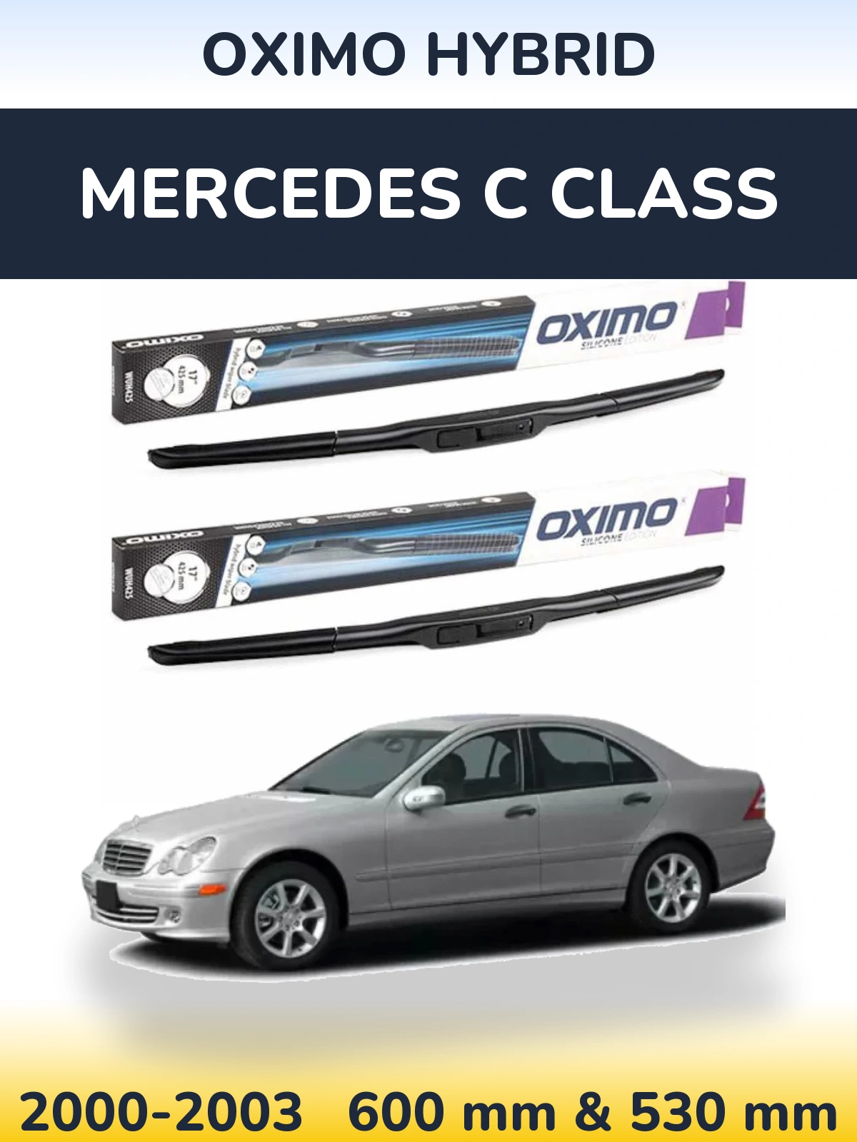 Ștergătoare Oximo Hybrid pentru Mercedes C Class