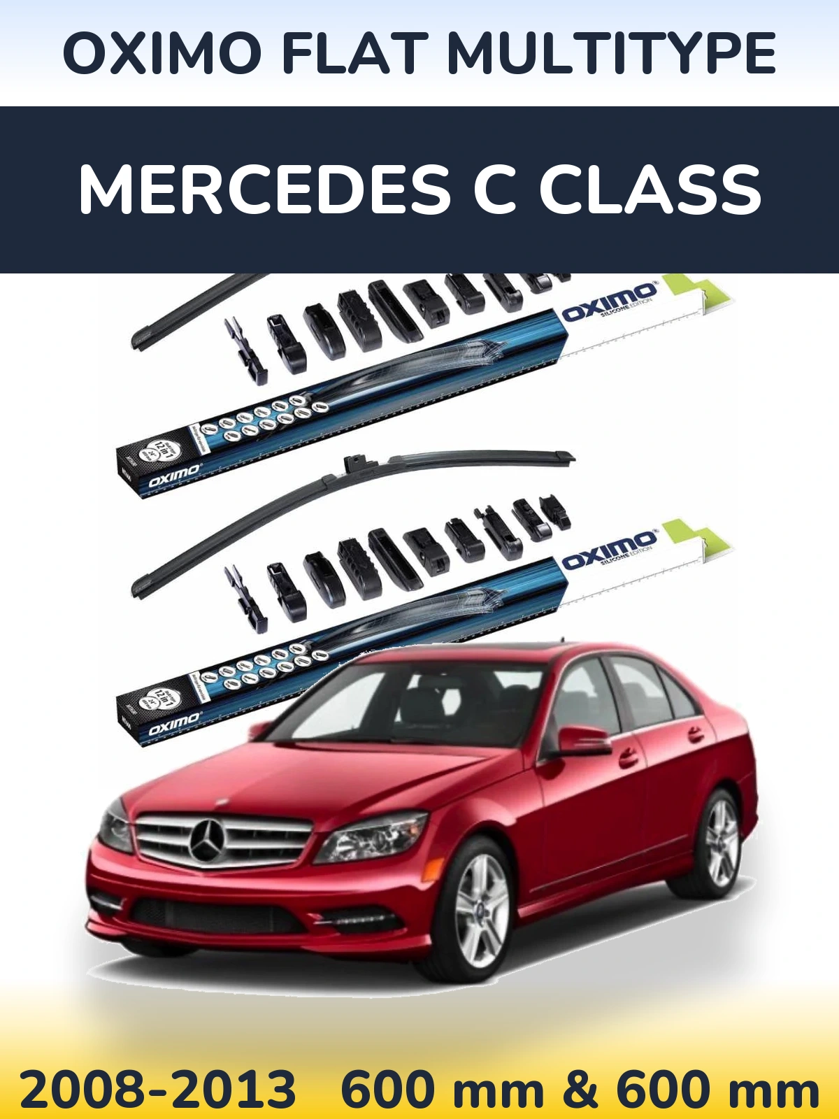 Ștergătoare Oximo Flat MultiTipe pentru Mercedes C Class