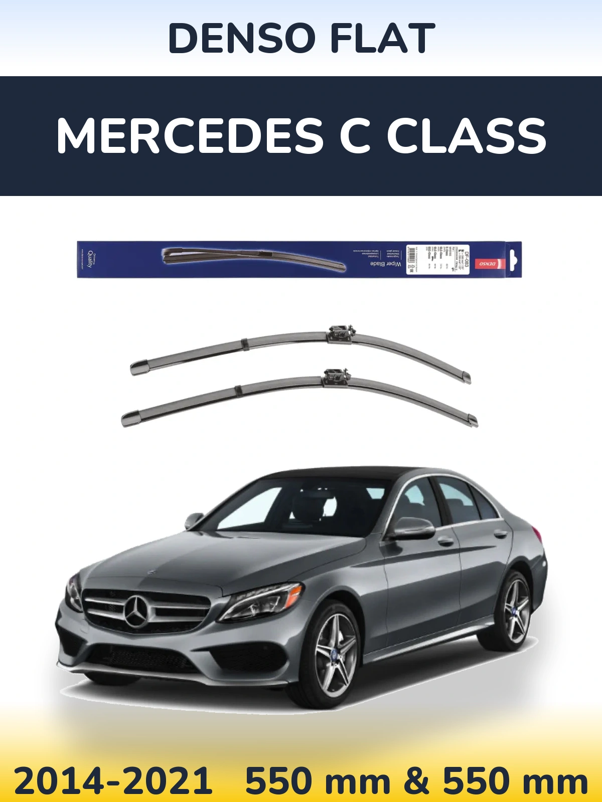 Ștergătoare Denso Flat pentru Mercedes C Class
