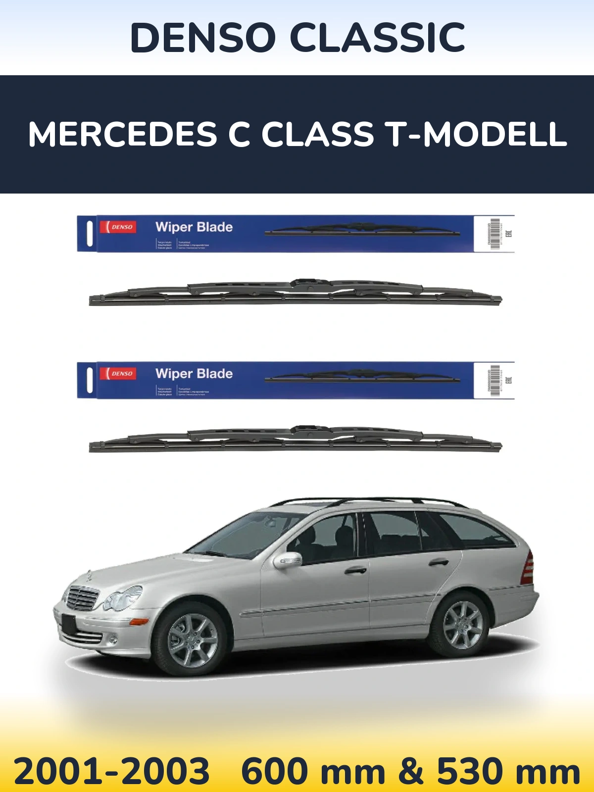 Ștergătoare Denso Classic pentru Mercedes C Class T-Modell