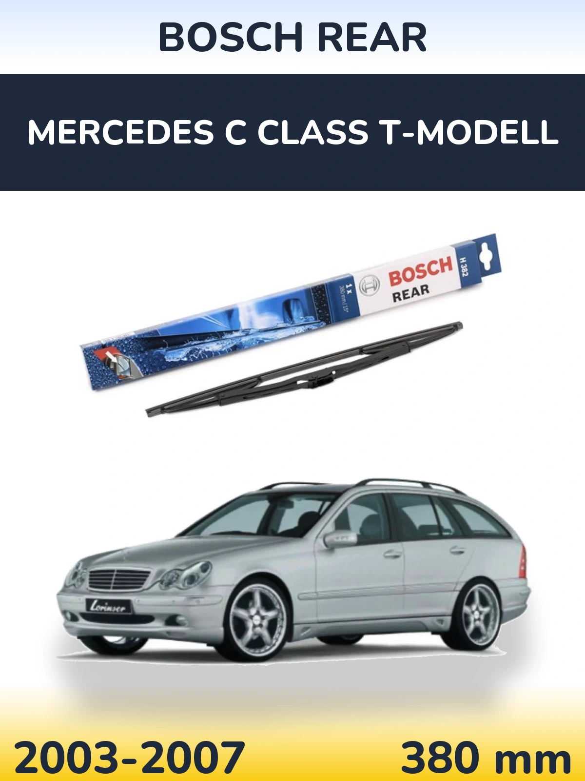 Ștergătoare BOSCH Rear pentru Mercedes C Class T-Modell