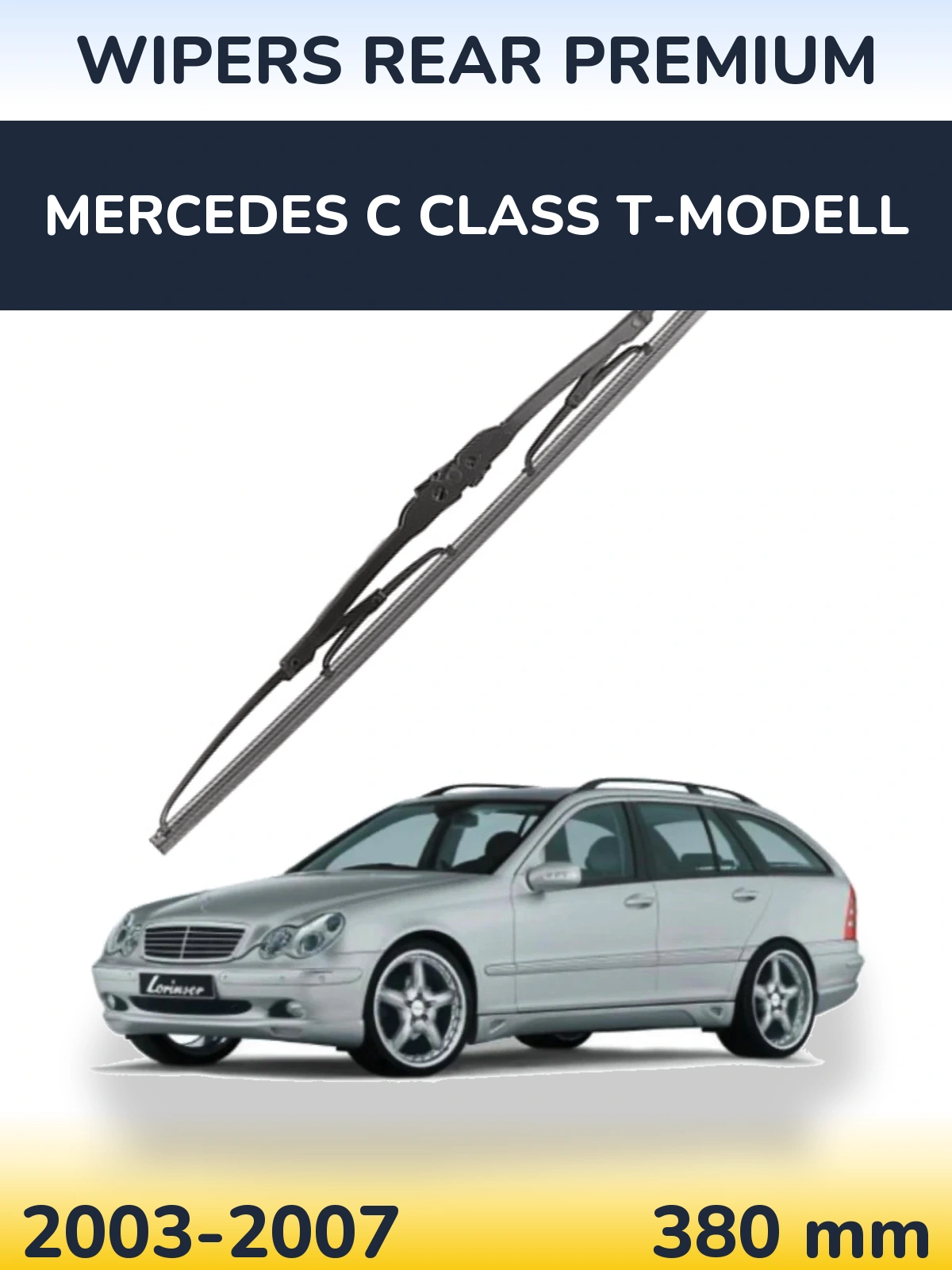 Ștergătoare WIPERS REAR PREMIUM pentru Mercedes C Class T-Modell