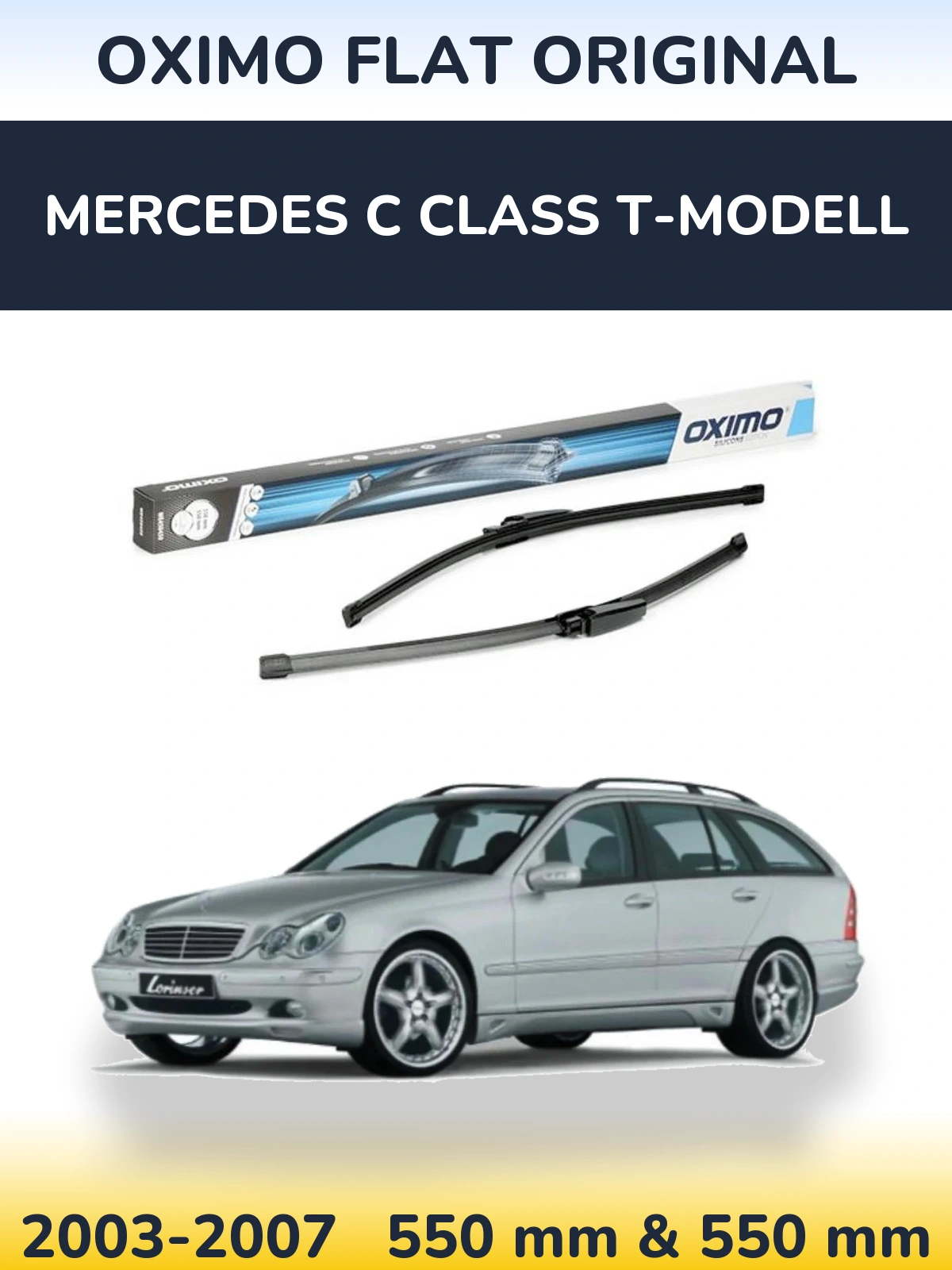 Ștergătoare Oximo Flat Original pentru Mercedes C Class T-Modell