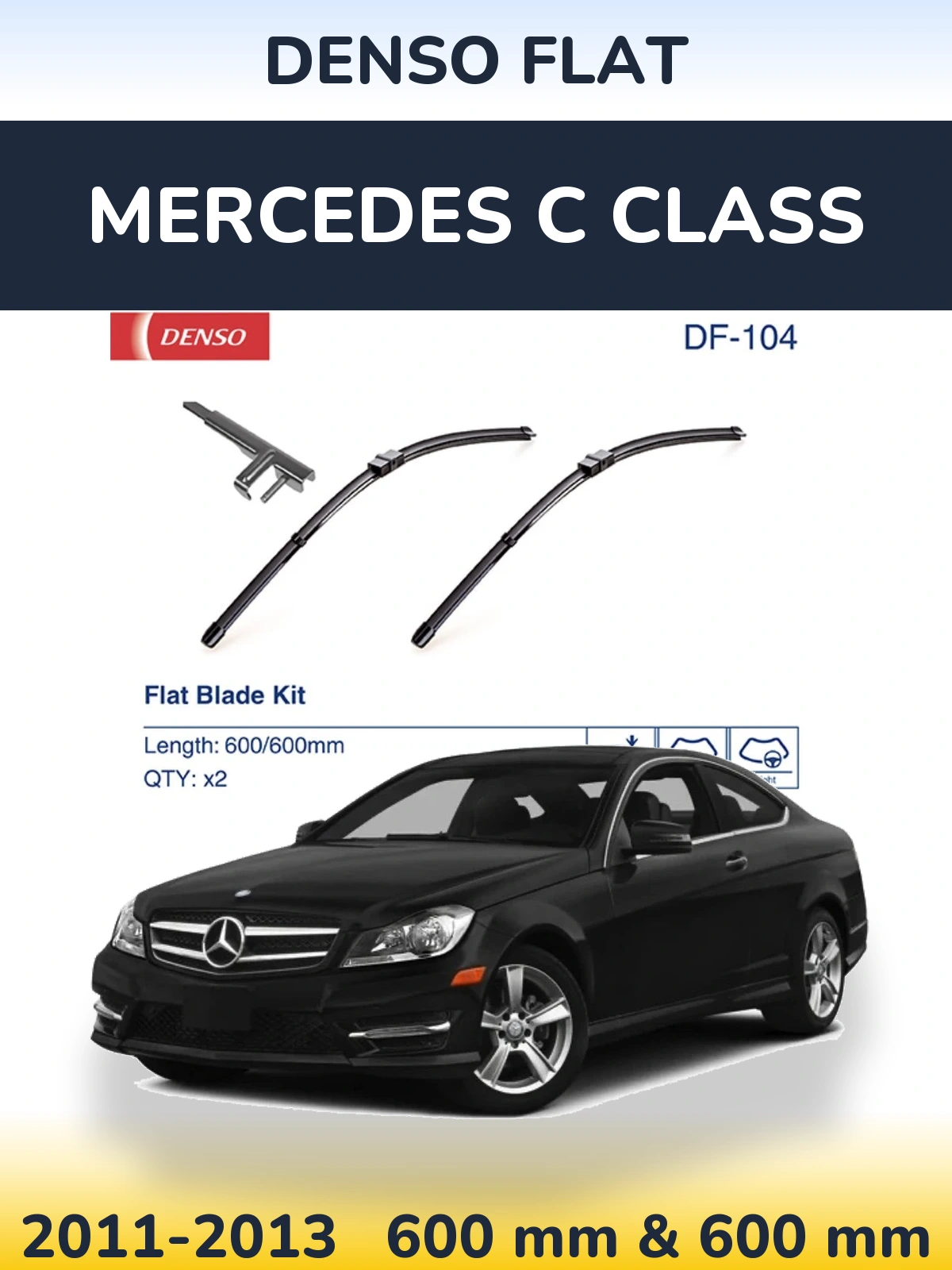 Ștergătoare Denso Flat pentru Mercedes C Class