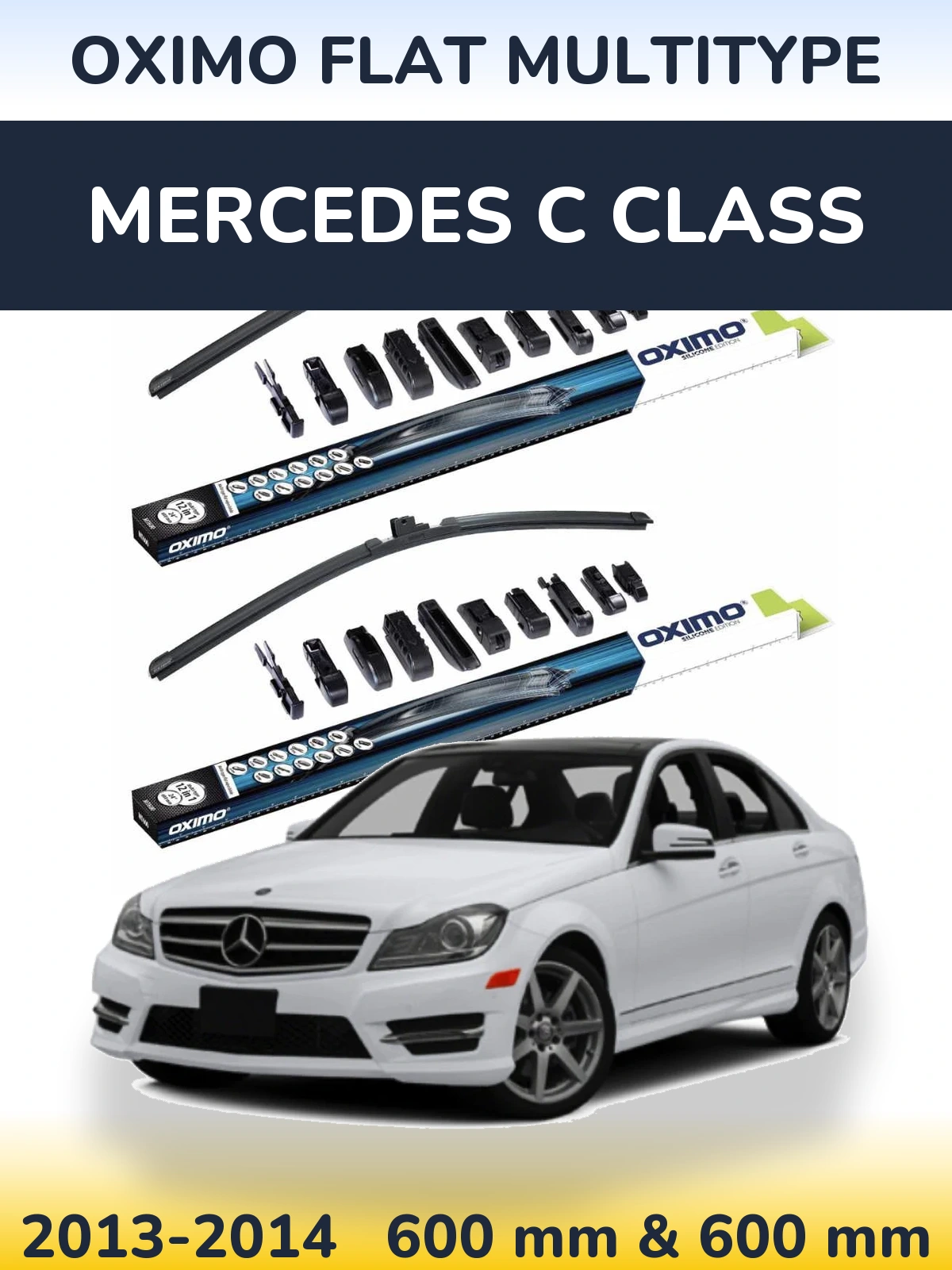 Ștergătoare Oximo Flat MultiTipe pentru Mercedes C Class