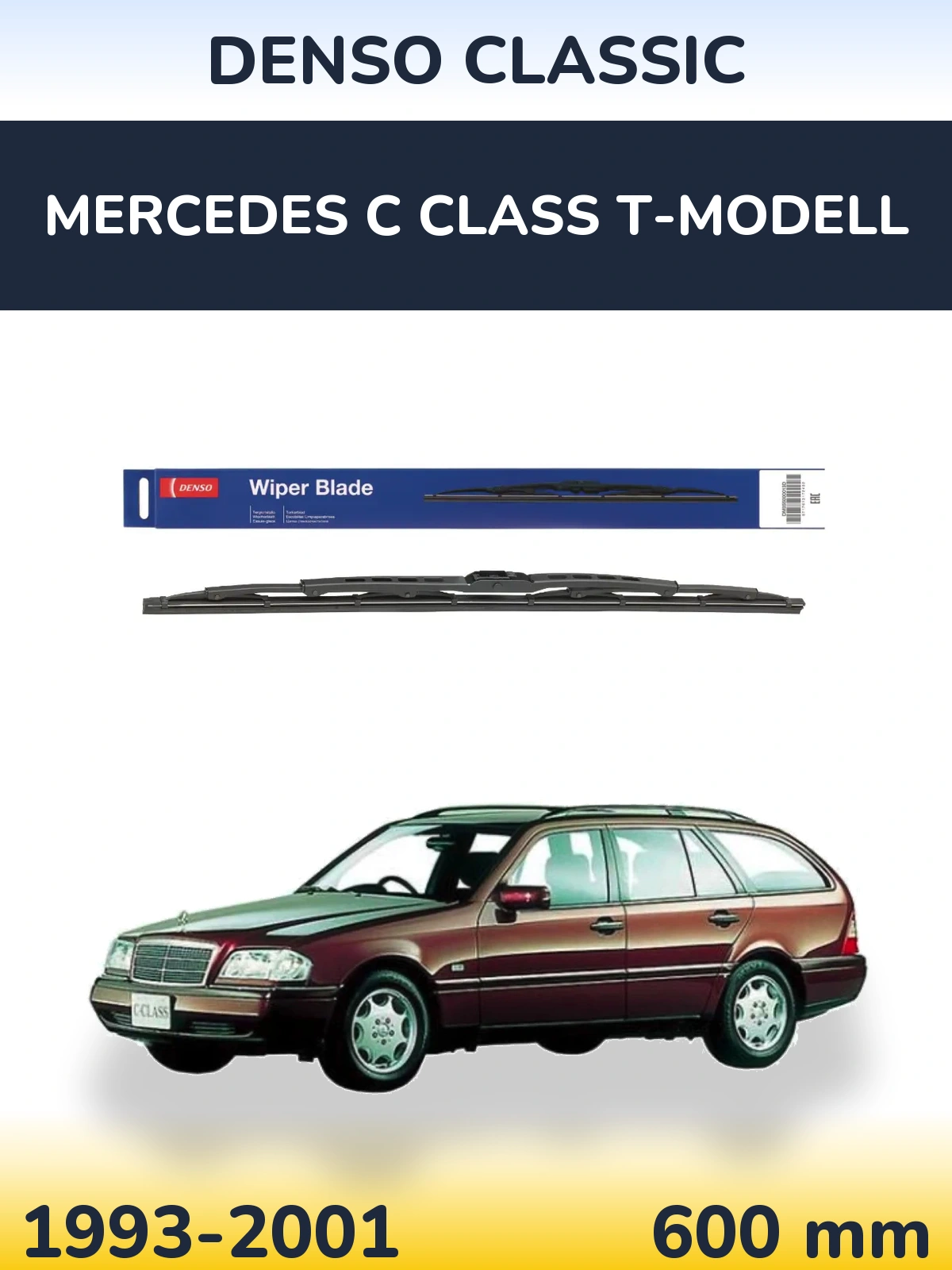 Ștergătoare Denso Classic pentru Mercedes C Class T-Modell