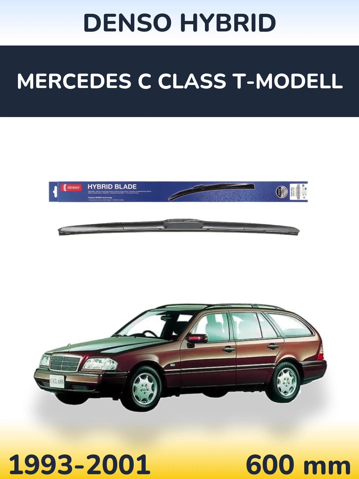 Ștergătoare Denso Hybrid pentru Mercedes C Class T-Modell