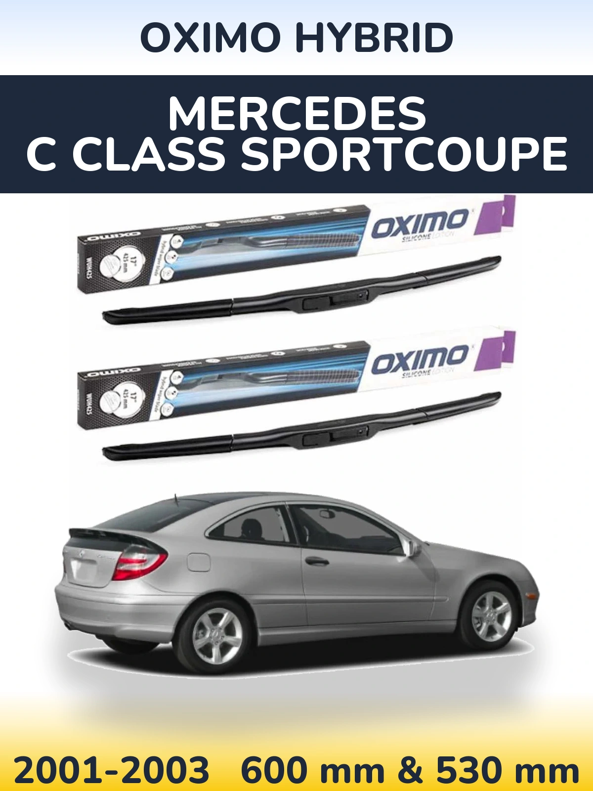 Ștergătoare Oximo Hybrid pentru Mercedes C Class Sportcoupe