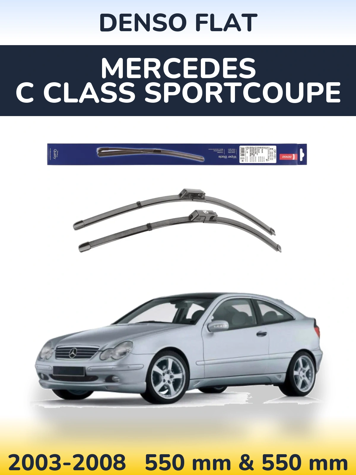 Ștergătoare Denso Flat pentru Mercedes C Class Sportcoupe