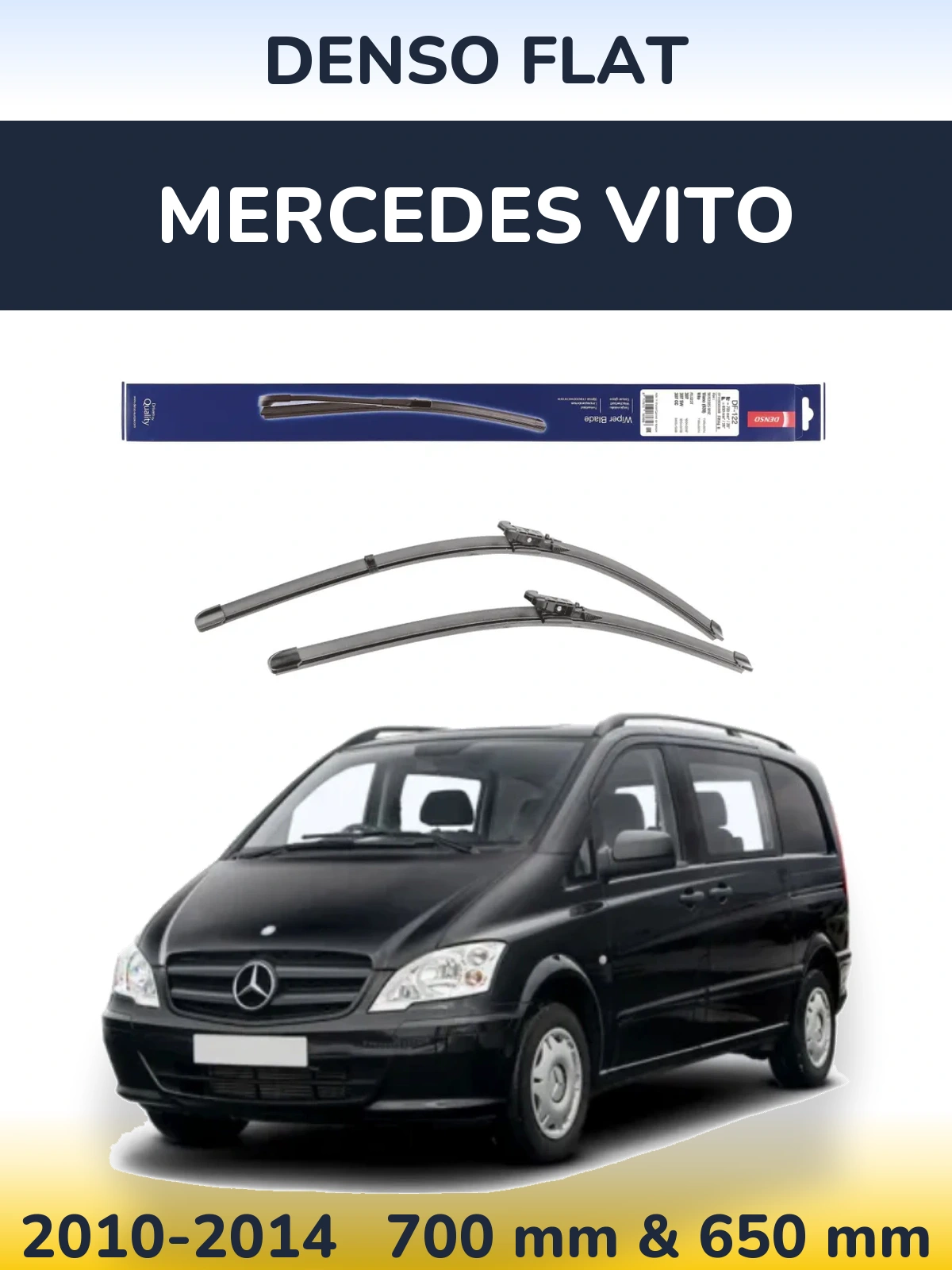 Ștergătoare Denso Flat pentru Mercedes Vito