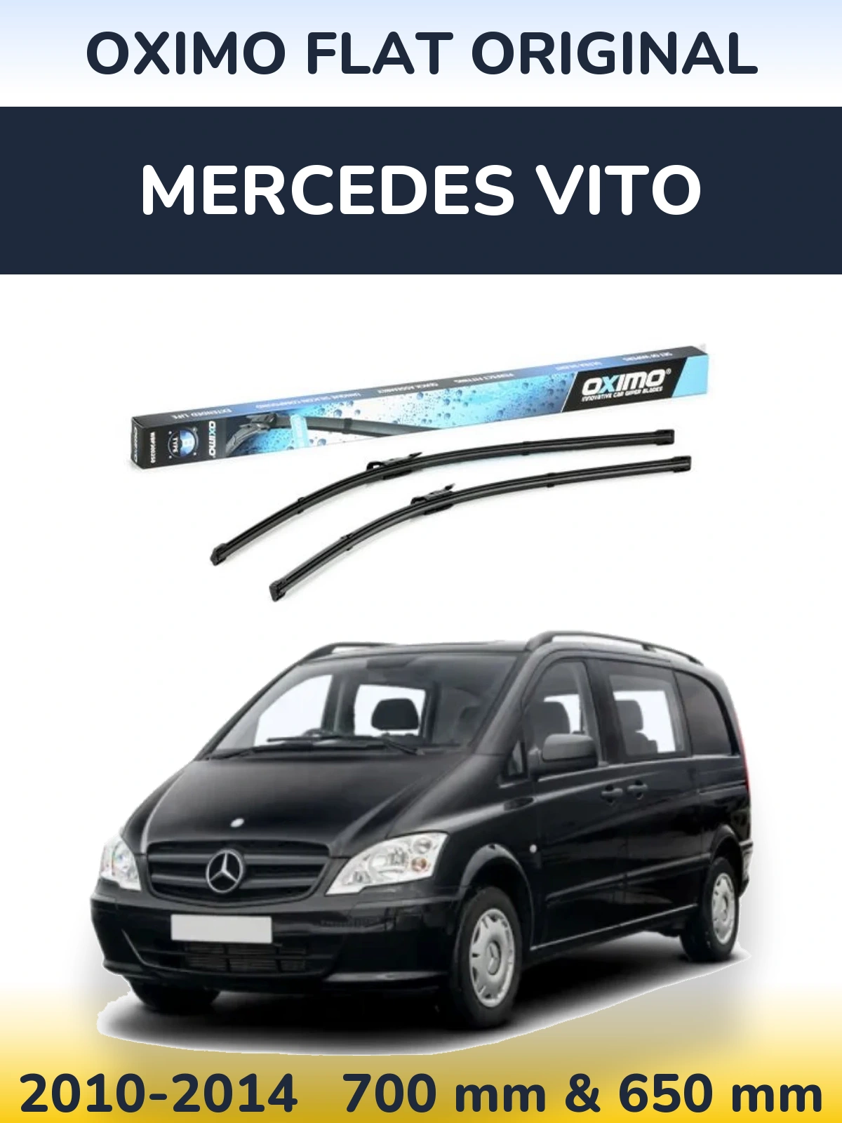 Ștergătoare Oximo Flat Original pentru Mercedes Vito