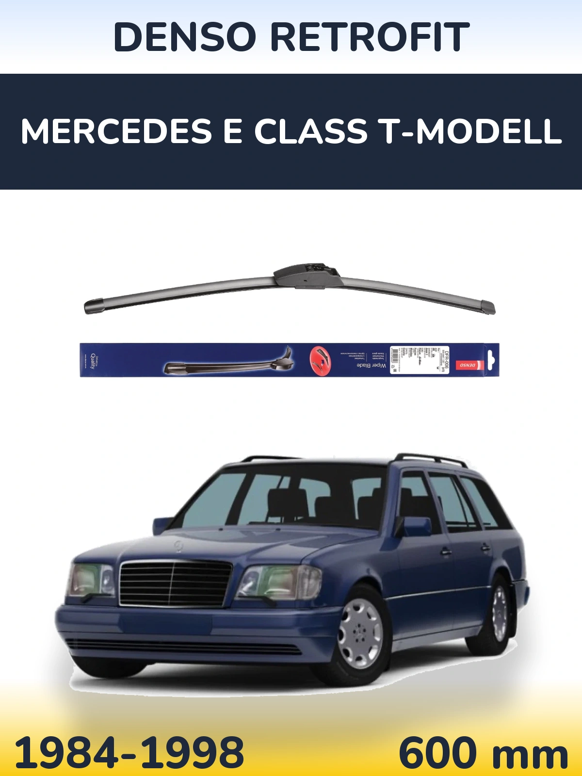 Ștergătoare Denso Retrofit pentru Mercedes E Class T-Modell