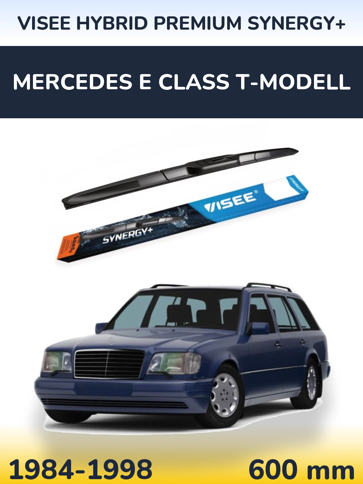 Ștergătoare VISEE HYBRID PREMIUM SYNERGY+ pentru Mercedes E Class T-Modell
