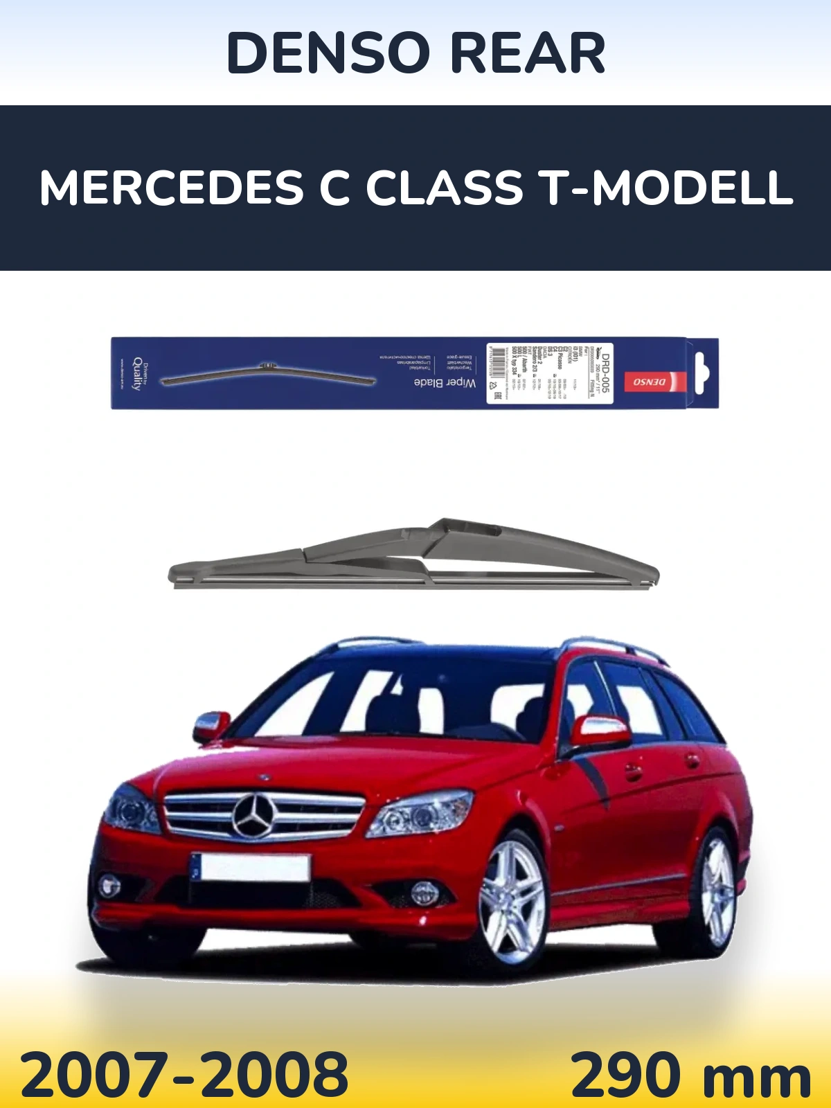 Ștergătoare Denso Rear pentru Mercedes C Class T-Modell