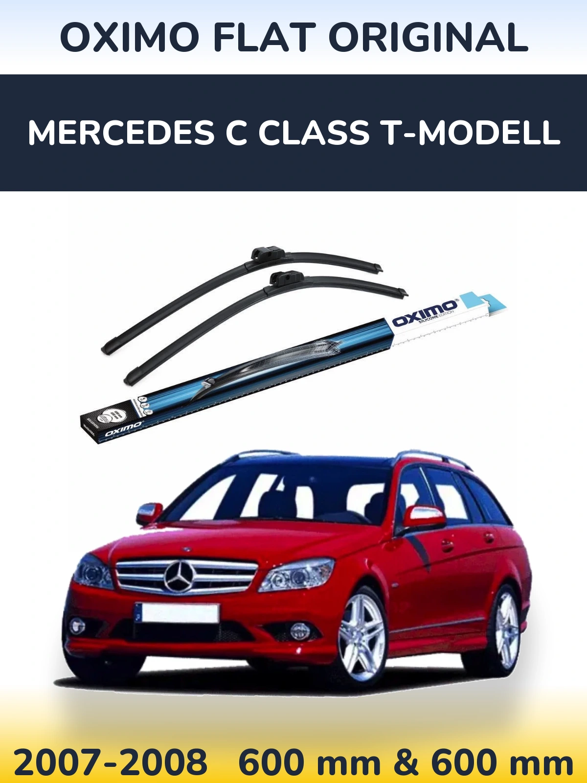 Ștergătoare Oximo Flat Original pentru Mercedes C Class T-Modell