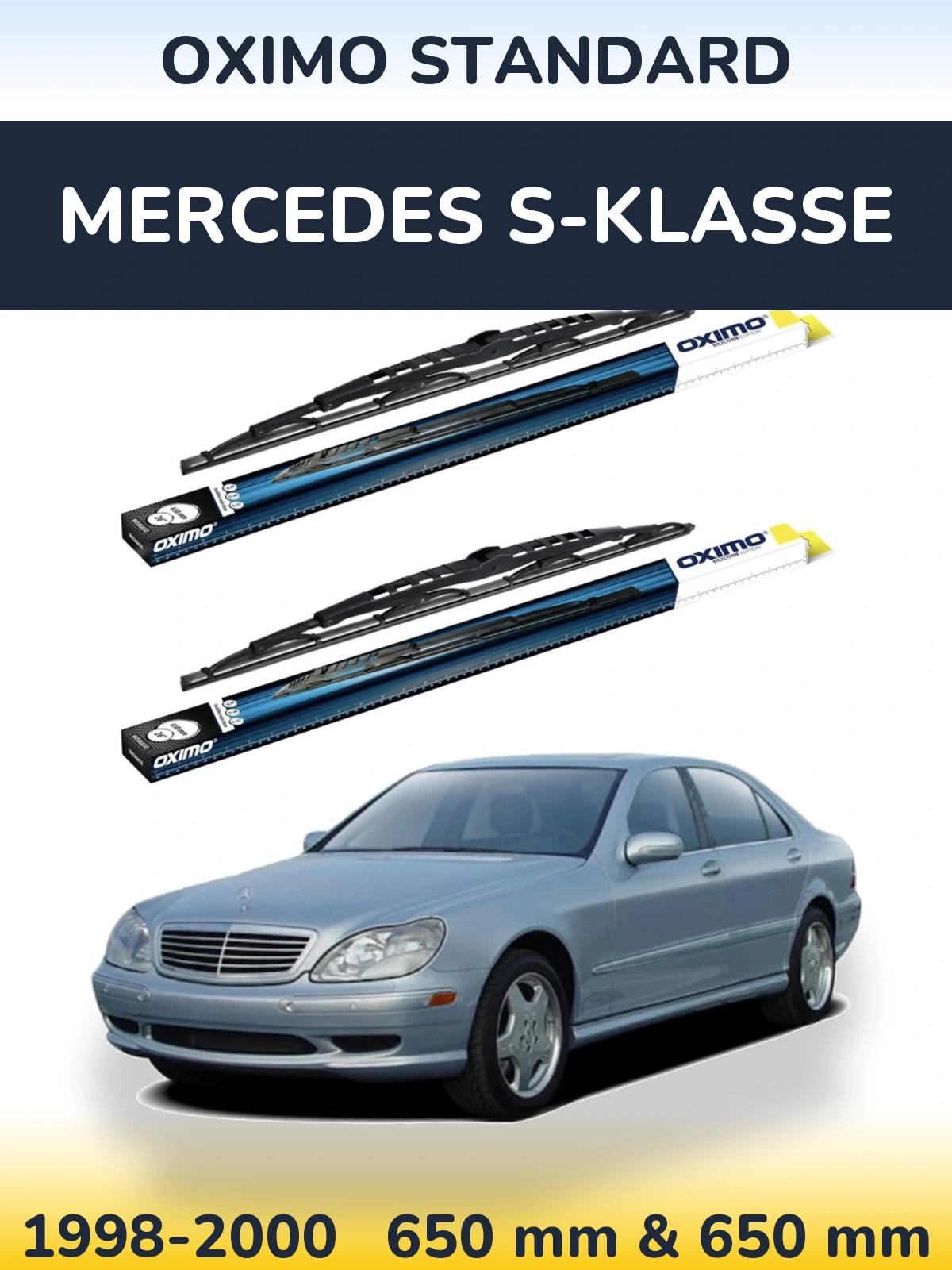 Ștergătoare Oximo Standard pentru Mercedes S-Klasse