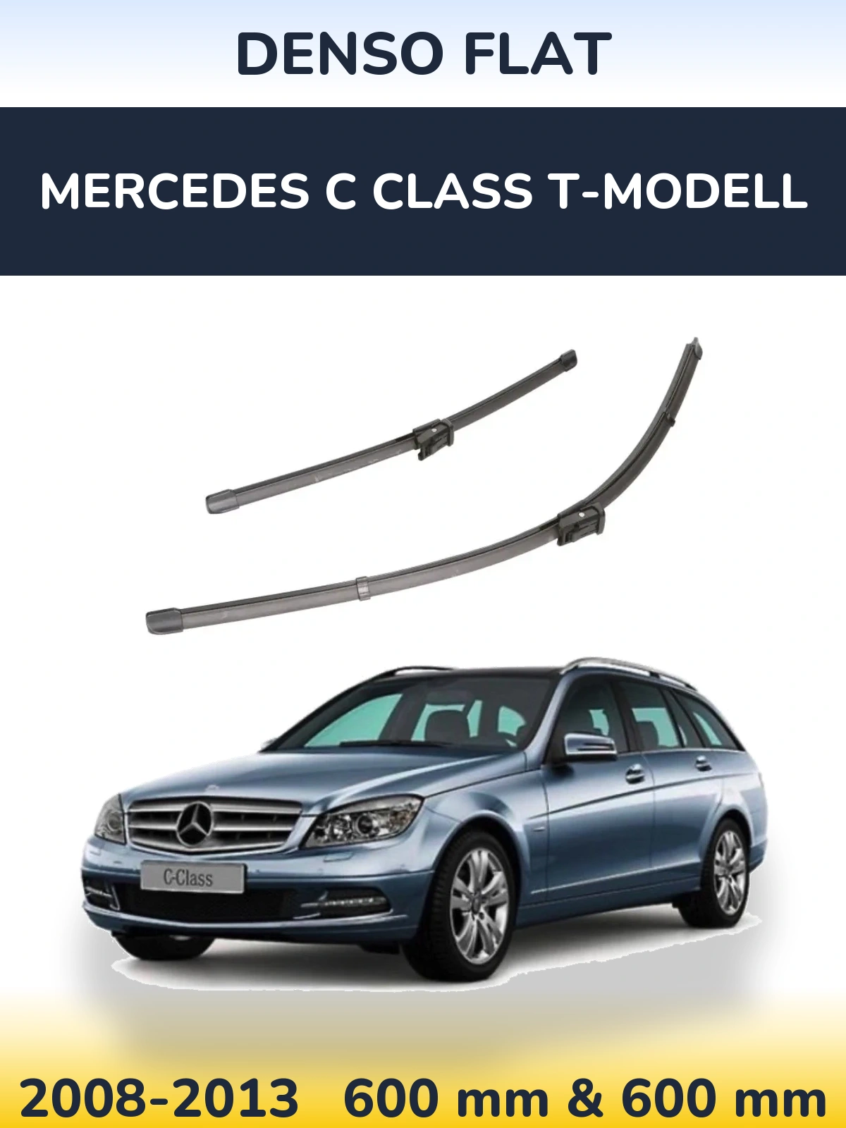 Ștergătoare Denso Flat pentru Mercedes C Class T-Modell
