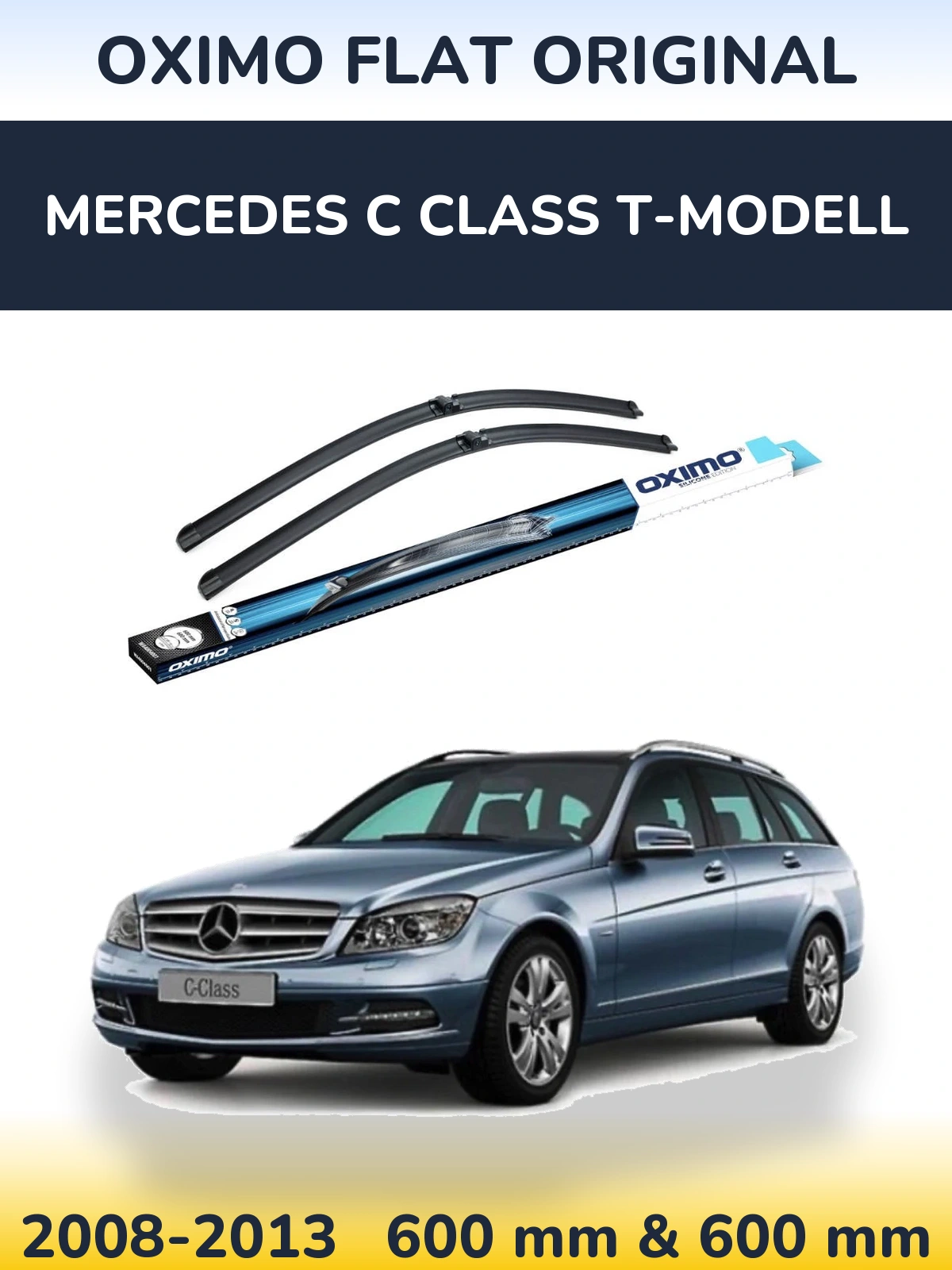 Ștergătoare Oximo Flat Original pentru Mercedes C Class T-Modell
