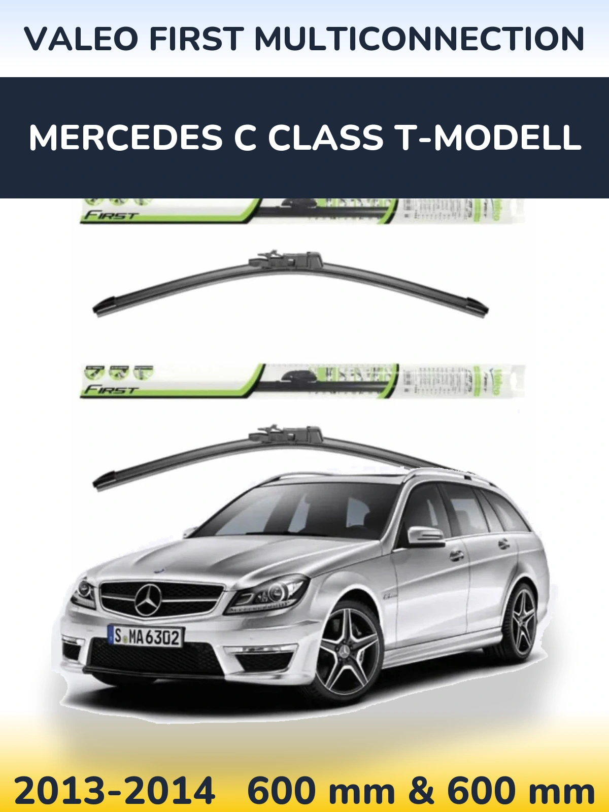 Ștergătoare Valeo First MultiConnection pentru Mercedes C Class T-Modell