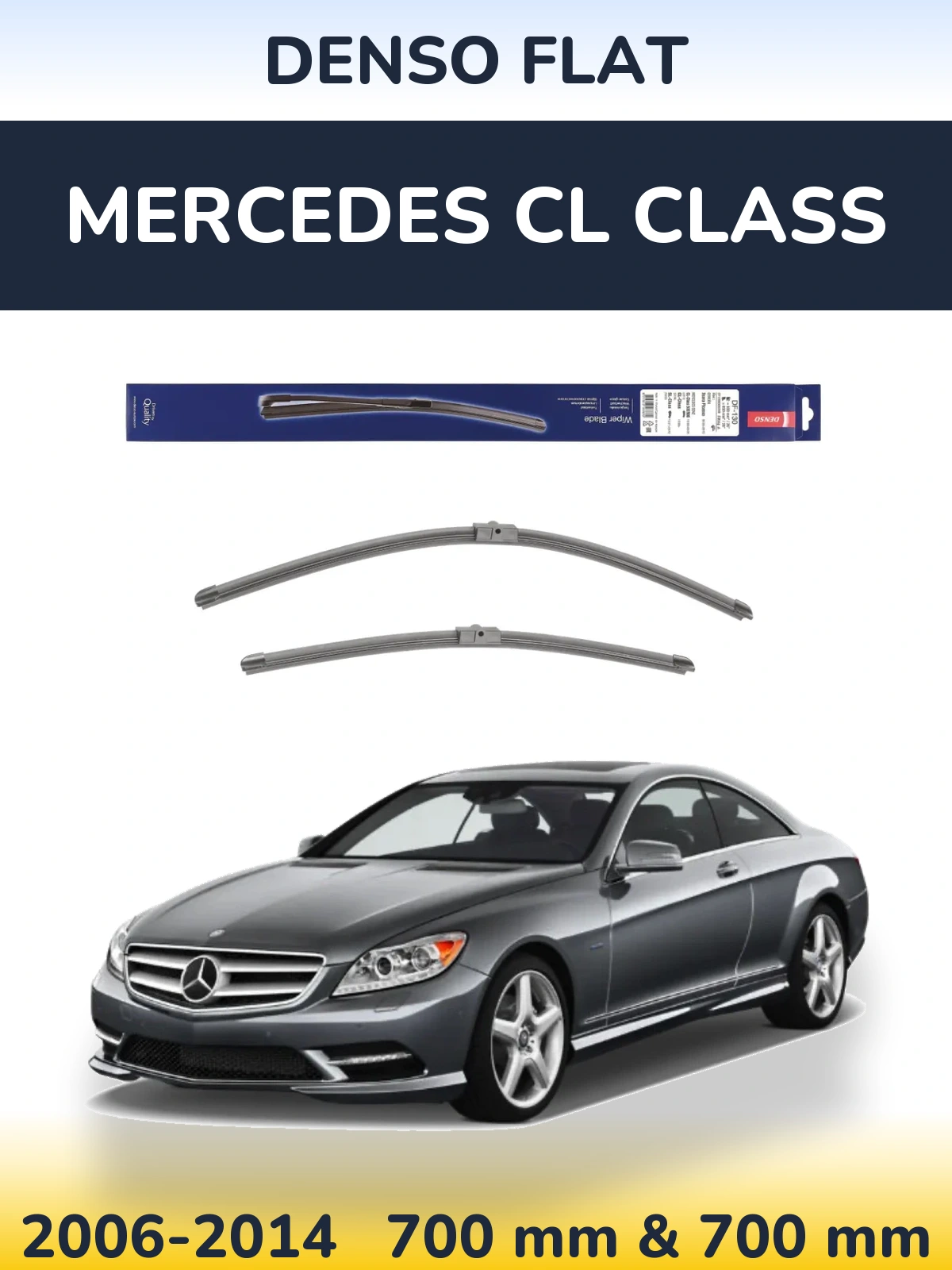 Ștergătoare Denso Flat pentru Mercedes CL Class