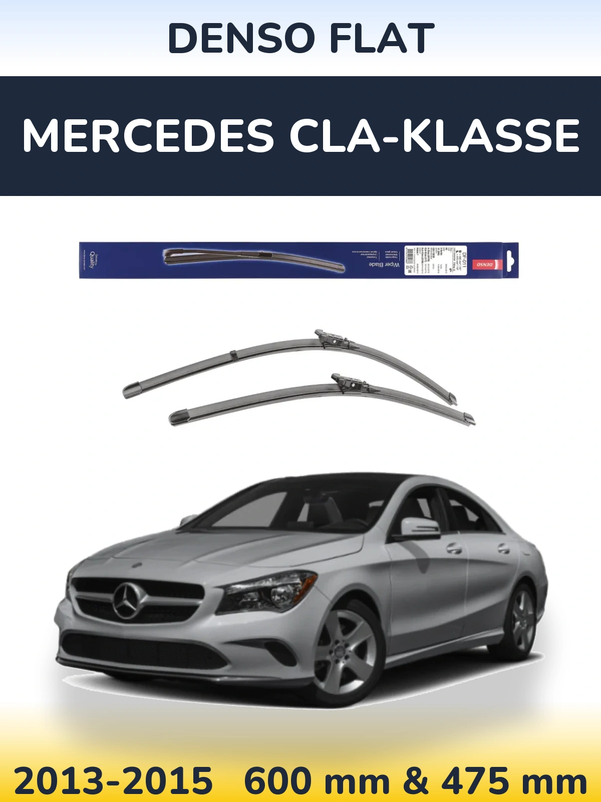 Ștergătoare Denso Flat pentru Mercedes CLA-Klasse