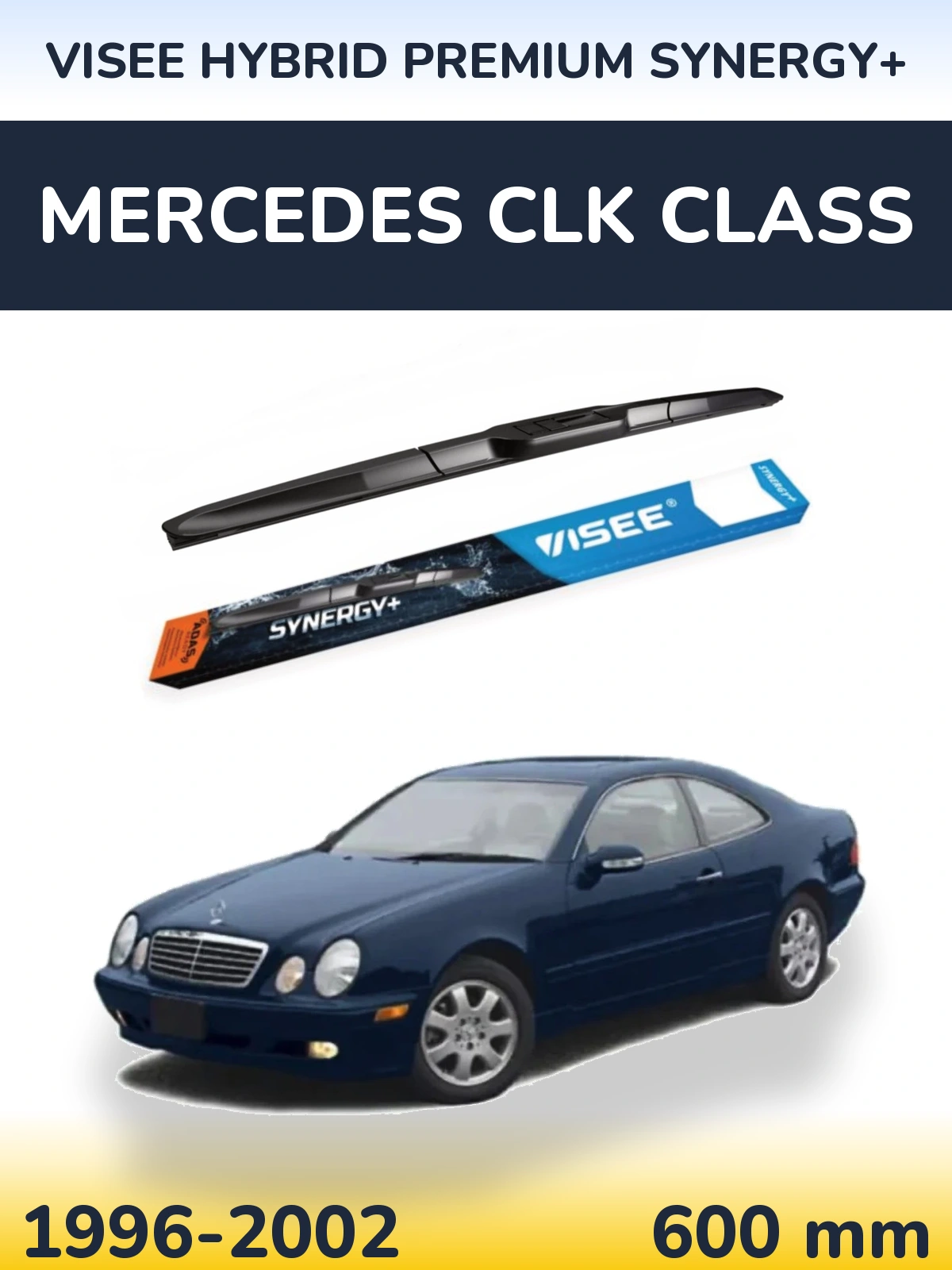 Ștergătoare VISEE HYBRID PREMIUM SYNERGY+ pentru Mercedes CLK Class